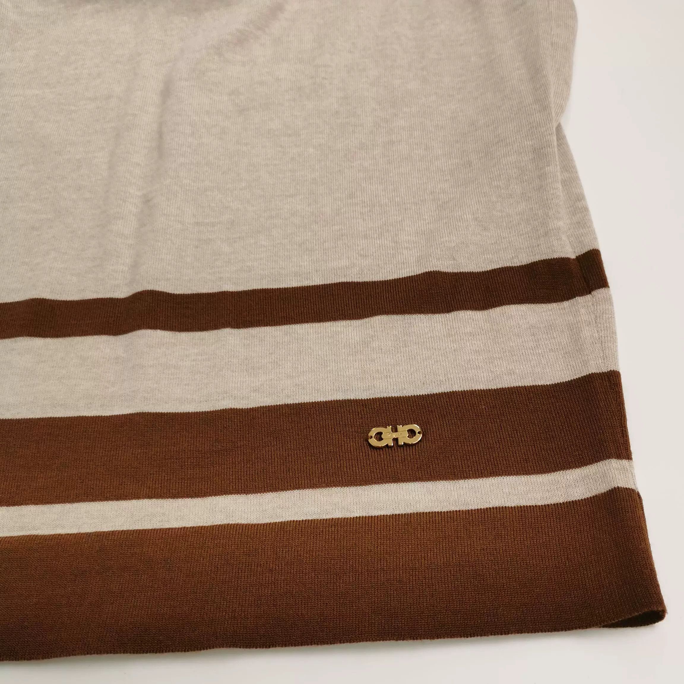 Salvatore Ferragamo Salvatore Ferragamo Wool Colorblock Stripe Sweater S Size S / US 4 / IT 40 - 3 Thumbnail