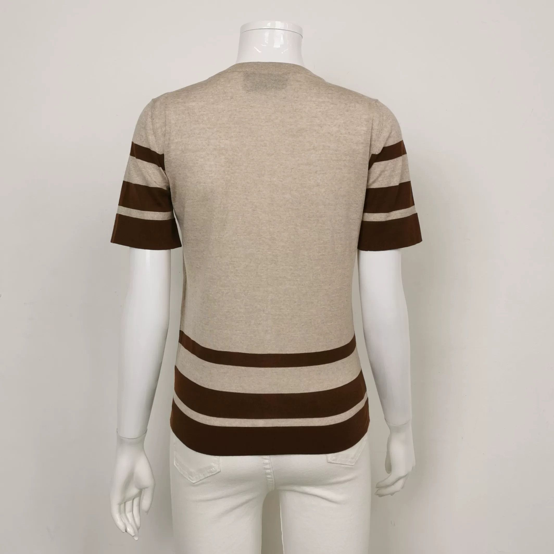 Salvatore Ferragamo Salvatore Ferragamo Wool Colorblock Stripe Sweater S Size S / US 4 / IT 40 - 2 Thumbnail