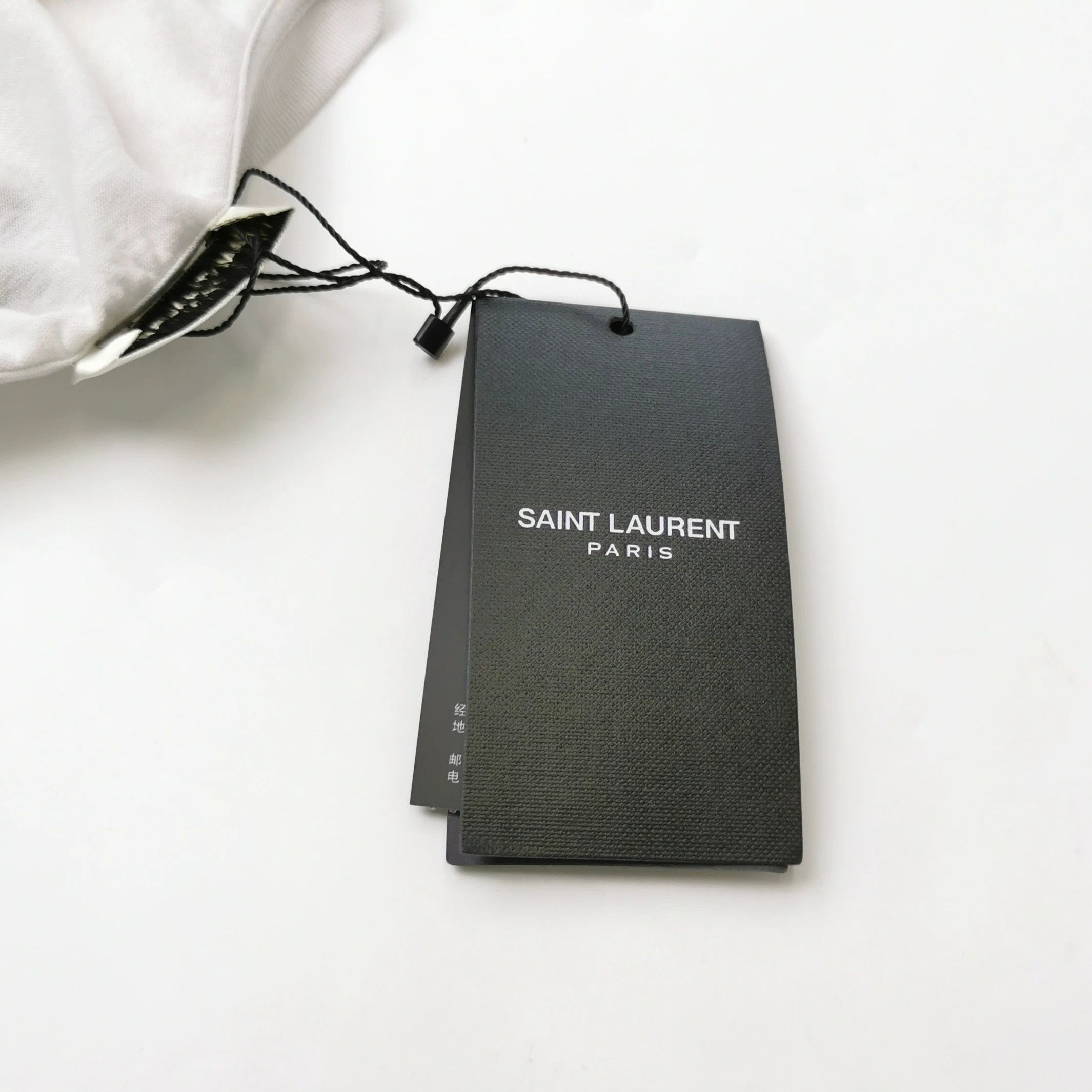Saint Laurent Paris Saint Laurent Cotton Logo T-Shirt XL Size US XL / EU 56 / 4 - 4 Thumbnail