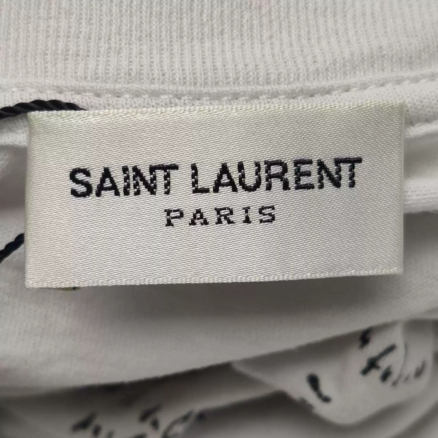 Saint Laurent Paris Saint Laurent Cotton Logo T-Shirt XL Size US XL / EU 56 / 4 - 5 Thumbnail