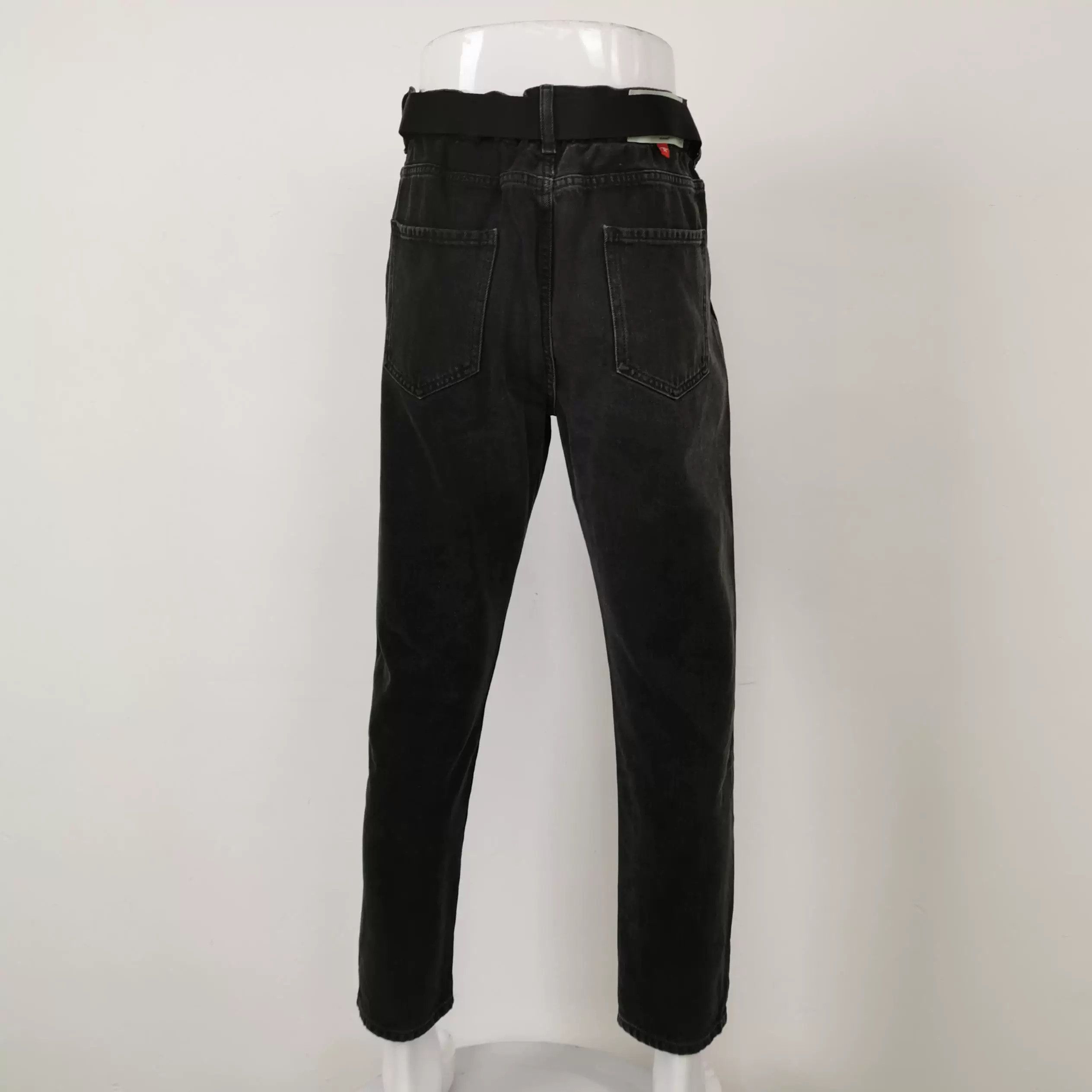Off-White Off-White Cotton Logo Straight-Leg Pants Size US 34 / EU 50 - 2 Thumbnail