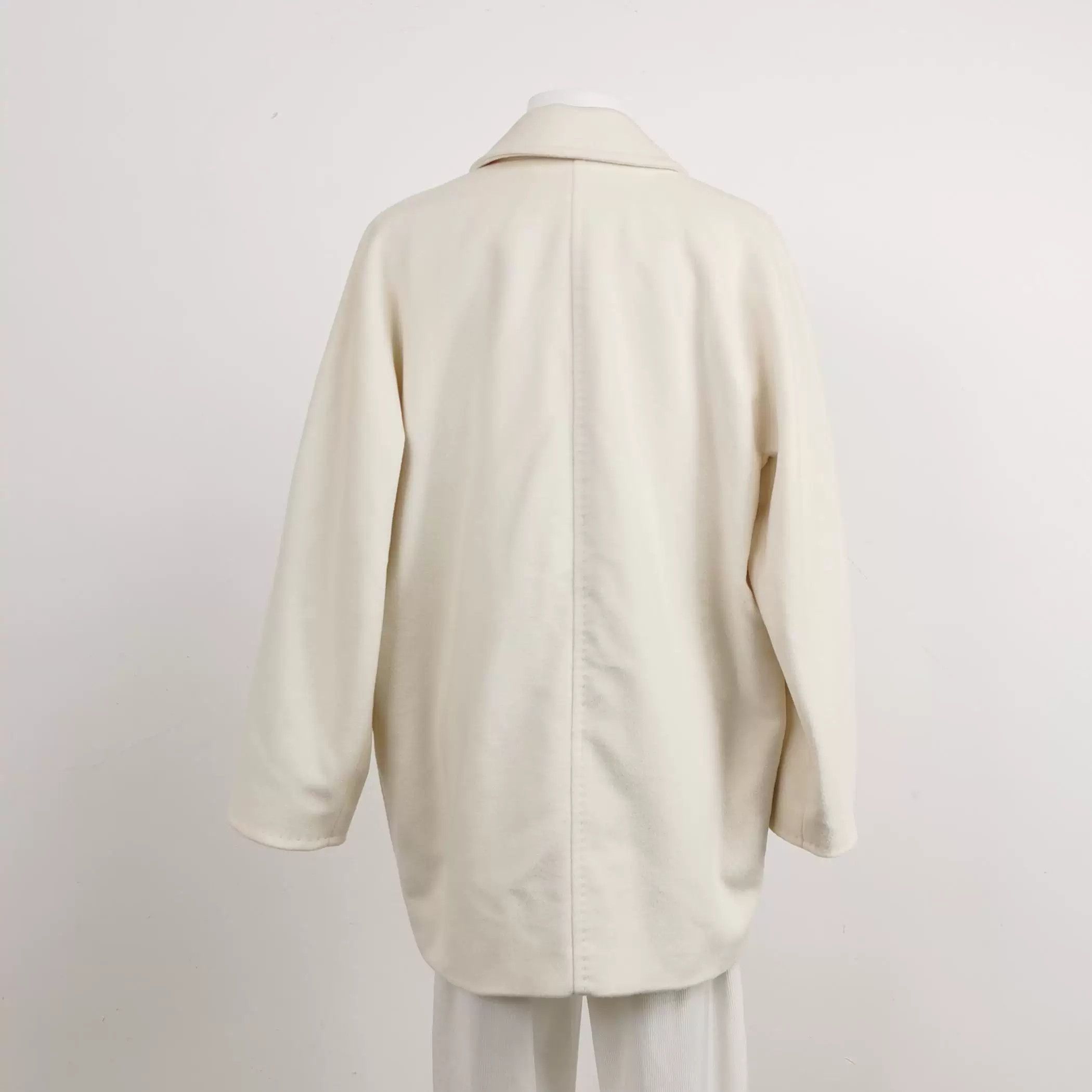 Max Mara MaxMara Fleece Blend Double-Breasted Lapel Coat Size S / US 4 / IT 40 - 2 Thumbnail