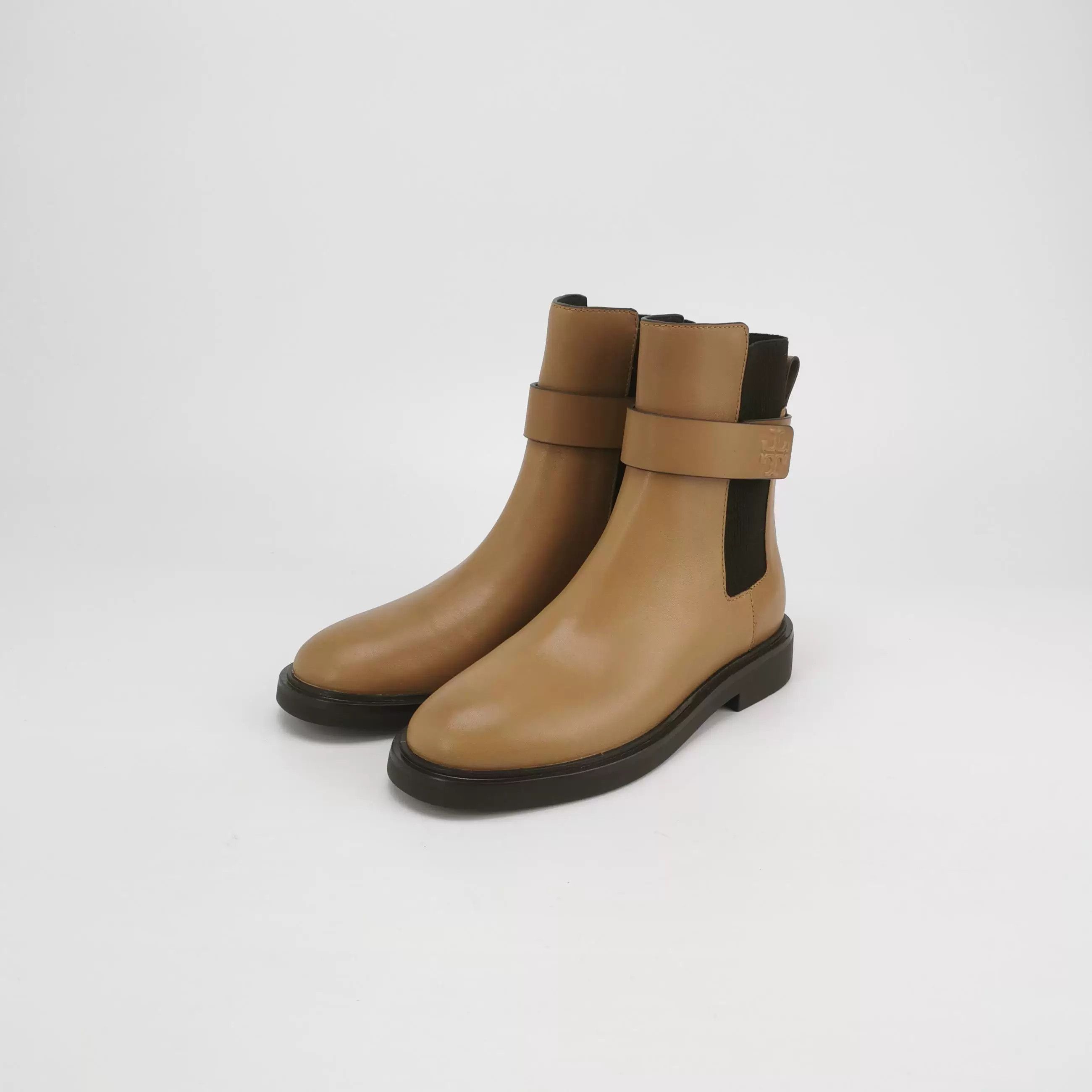 Tory Burch Tory Burch Leather Colorblock Double T Ankle Boots Size US 7.5 / IT 37.5 - 2 Thumbnail