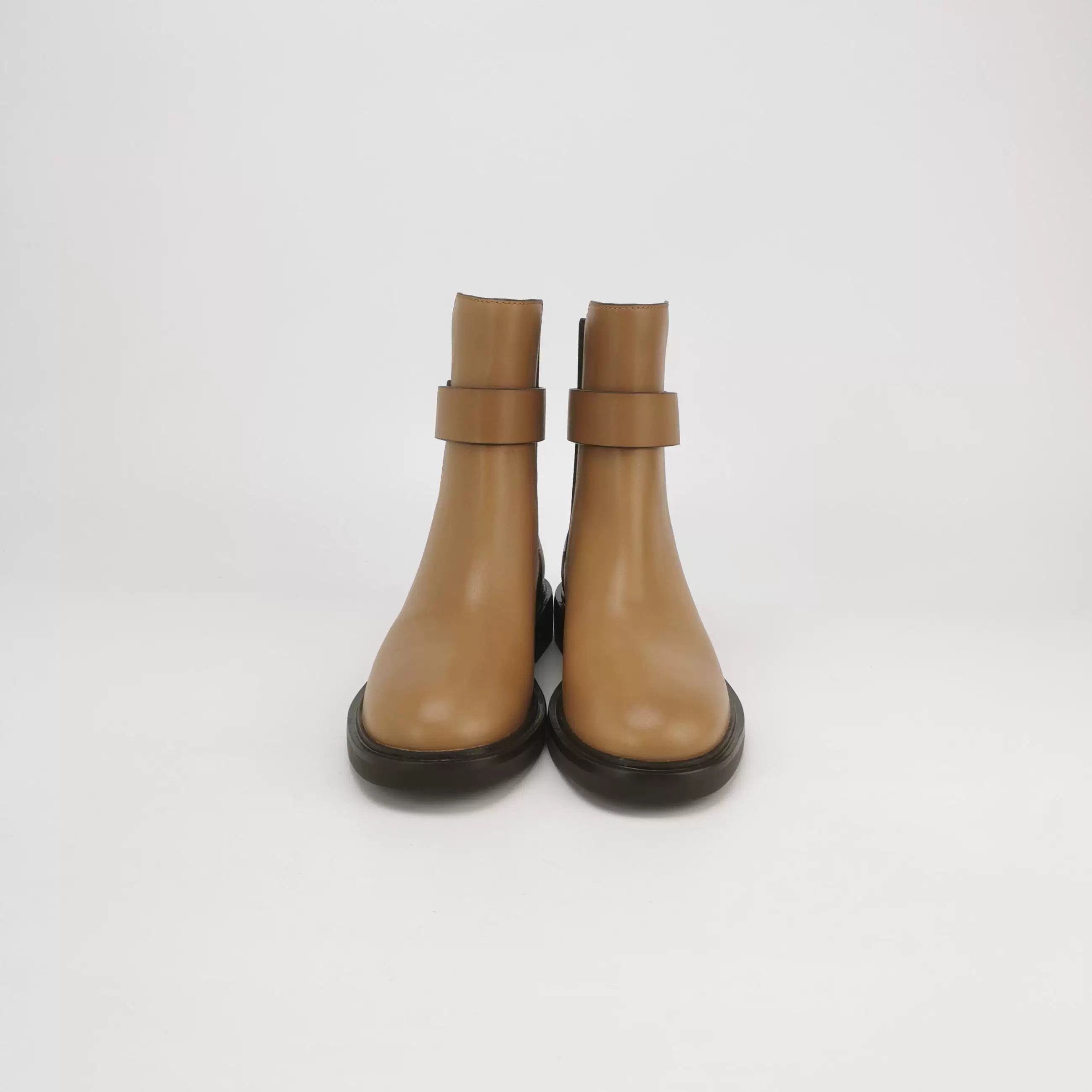 Tory Burch Tory Burch Leather Colorblock Double T Ankle Boots Size US 7.5 / IT 37.5 - 3 Thumbnail