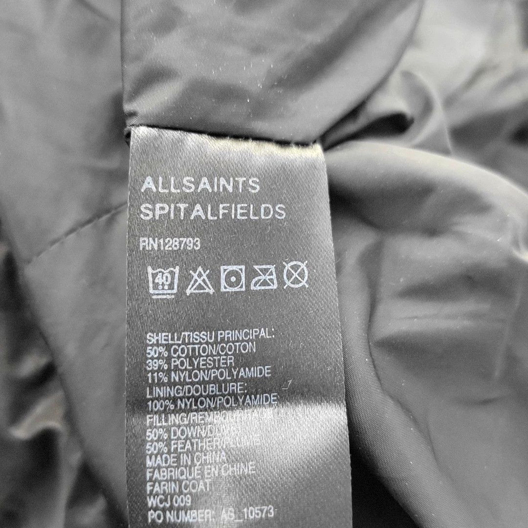 Allsaints ALLSAINTS Women's Black Short Winter Down Jacket Size S / US 4 / IT 40 - 3 Thumbnail