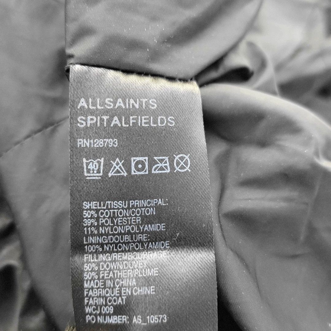 Allsaints ALLSAINTS Women's Black Short Winter Down Jacket Size S / US 4 / IT 40 - 4 Thumbnail