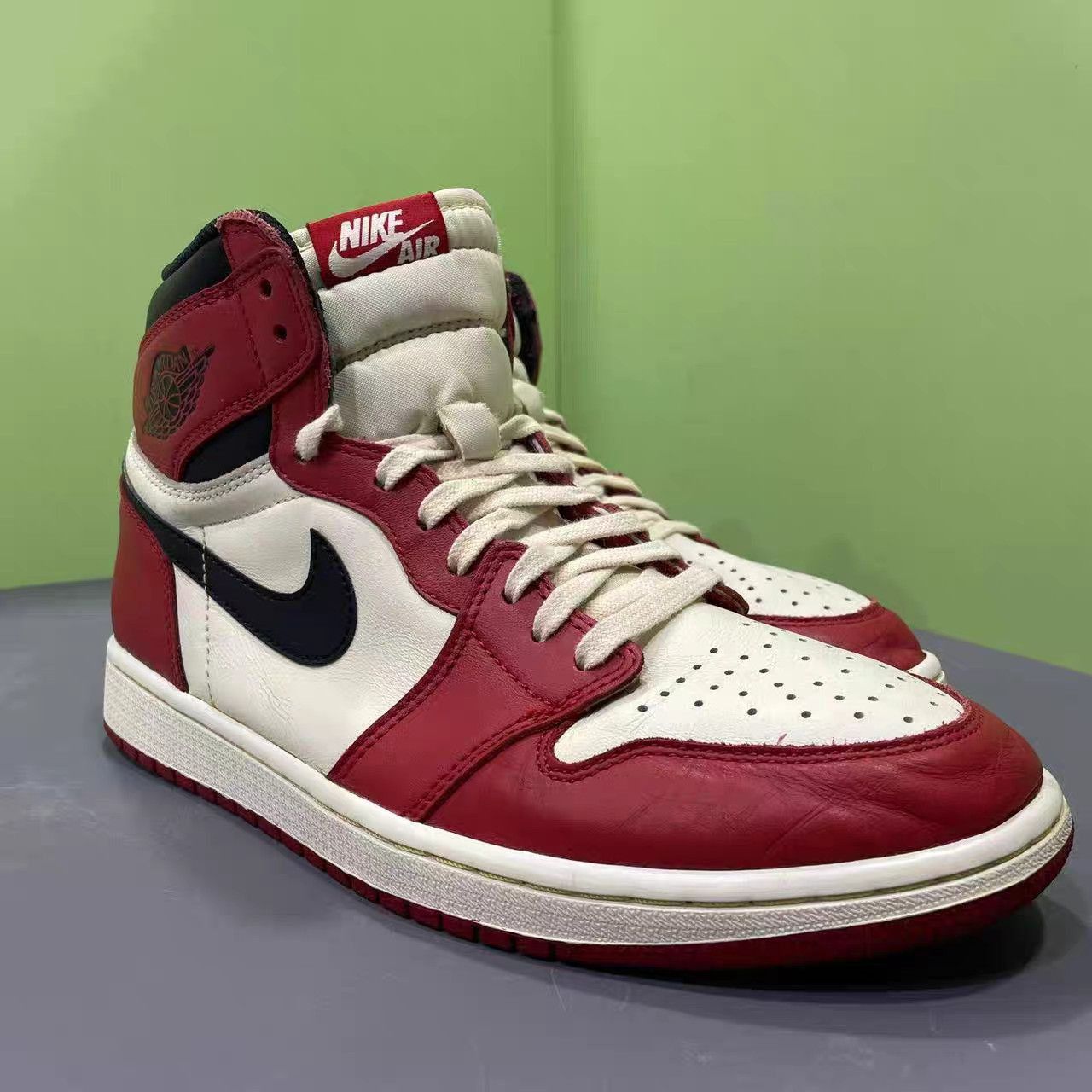 Jordan Brand Red High-Top Sneakers Size 11 Size US 11 / EU 44 - 3 Thumbnail
