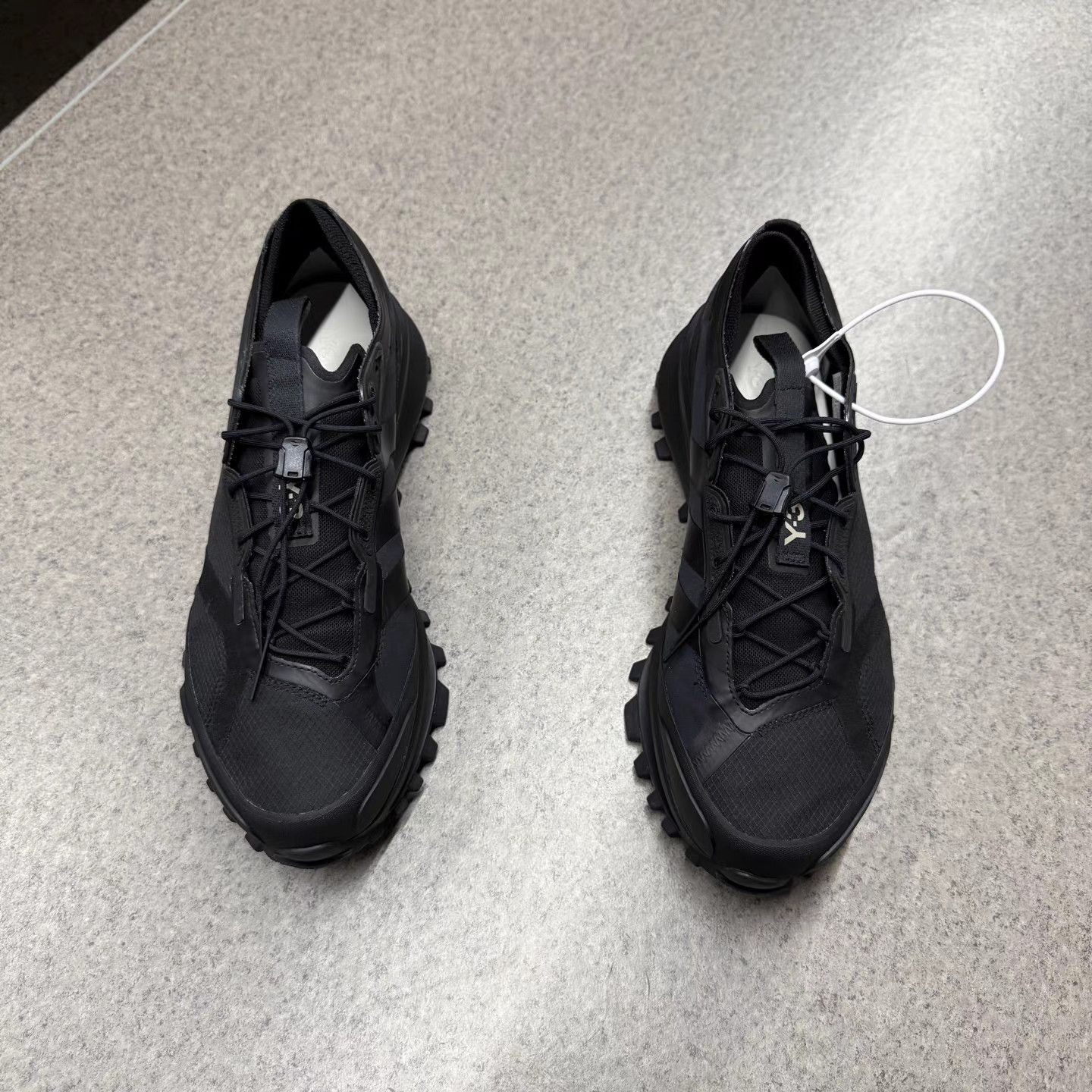 Y-3 Black Athletic Sneakers with Chunky Sole Size US 11.5 / EU 44-45 - 5 Thumbnail
