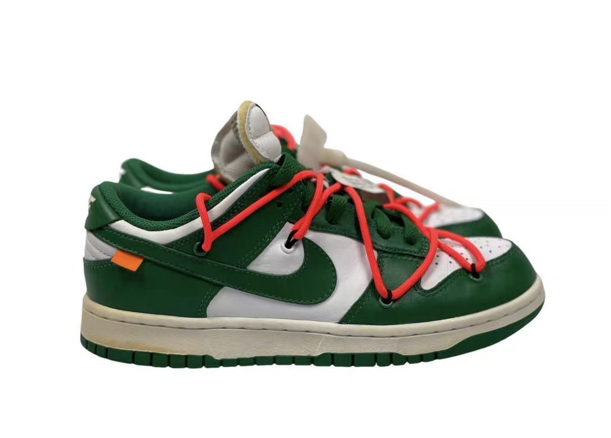 Off-White Green Low-Top Sneakers Size 6 Size US 6 / EU 39 - 4 Thumbnail