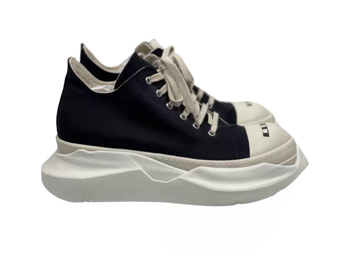 Rick Owens Black Low Top Sneakers with Platform Sole Size 8.5 Size US 8.5 / EU 41-42 - 4 Thumbnail
