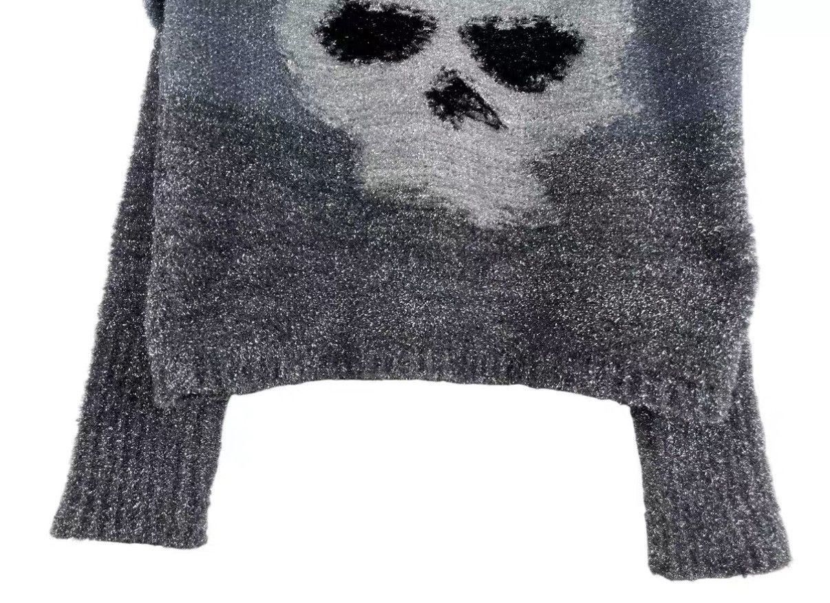 ERL Gray Skull with Sunglasses Knit Sweater Size US L / EU 52-54 / 3 - 4 Thumbnail