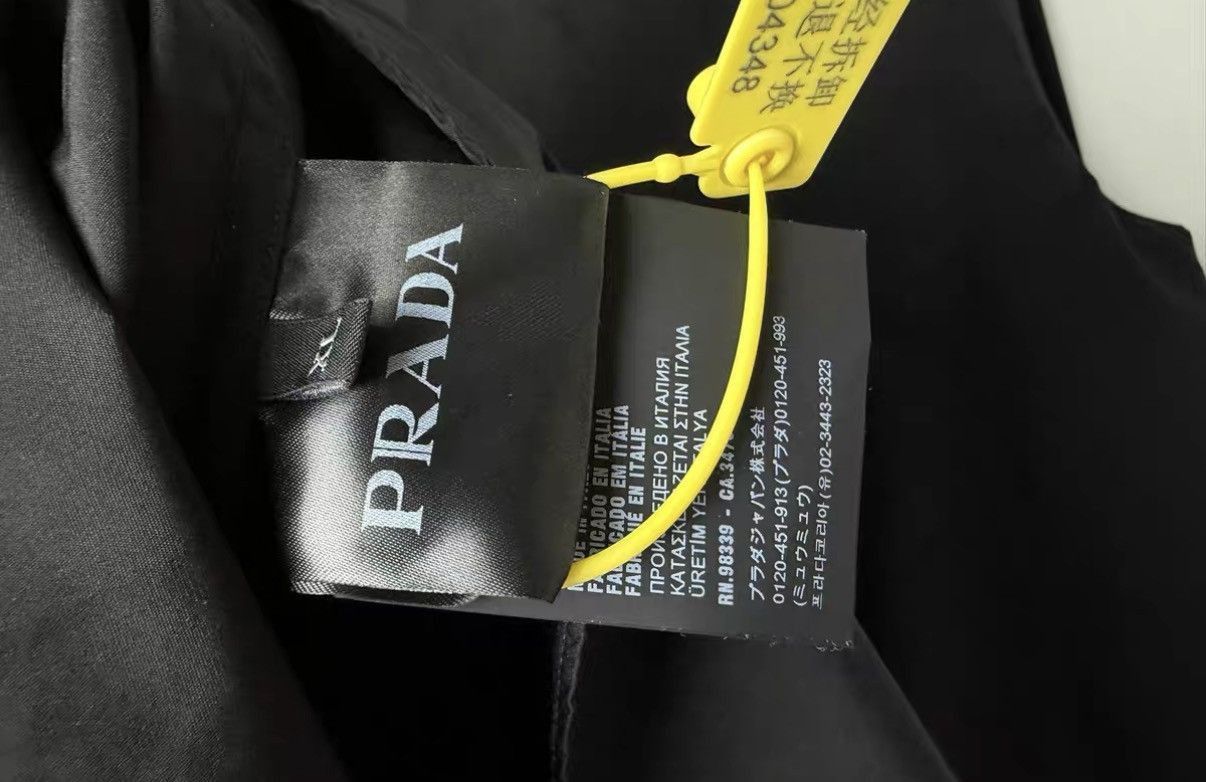 Prada Black Long Sleeve Button-Up Shirt XL Size US XL / EU 56 / 4 - 7 Thumbnail