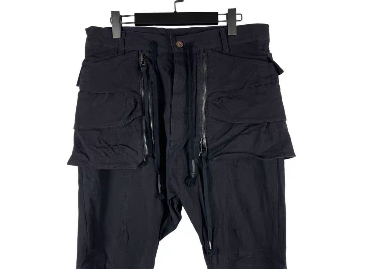 D.Hygen Black Cargo Pants with Pockets & Zippers Size 34 Size US 34 / EU 50 - 3 Thumbnail