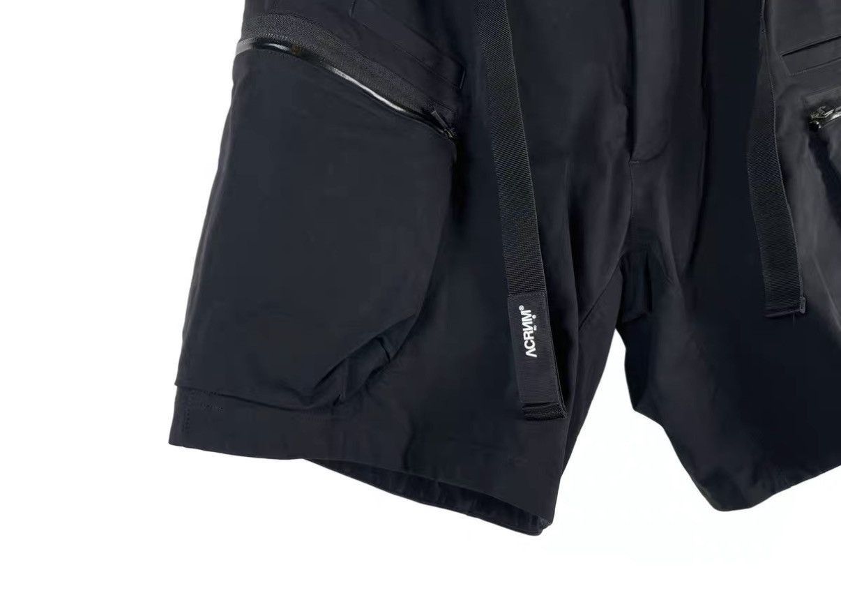 Acronym Black Utility Cargo Shorts with Zip Pockets Size US 32 / EU 48 - 4 Thumbnail