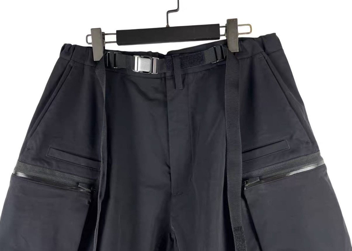 Acronym Black Utility Cargo Shorts with Zip Pockets Size US 32 / EU 48 - 3 Thumbnail