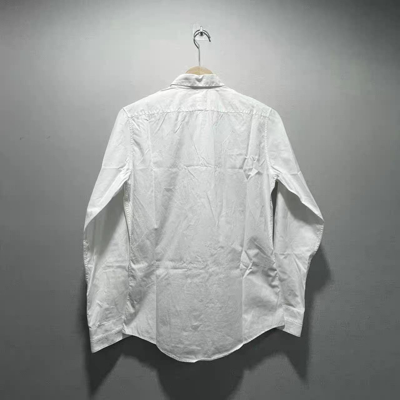 Hermes White Long-Sleeve Button-Up Shirt Size US XL / EU 56 / 4 - 2 Thumbnail