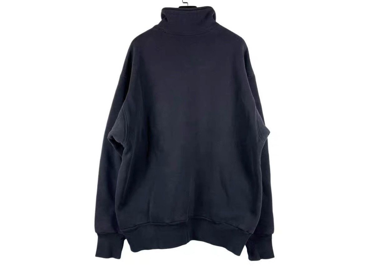 Balenciaga Black Half-Zip Sweatshirt with Rainbow Graphic Size US M / EU 48-50 / 2 - 2 Thumbnail