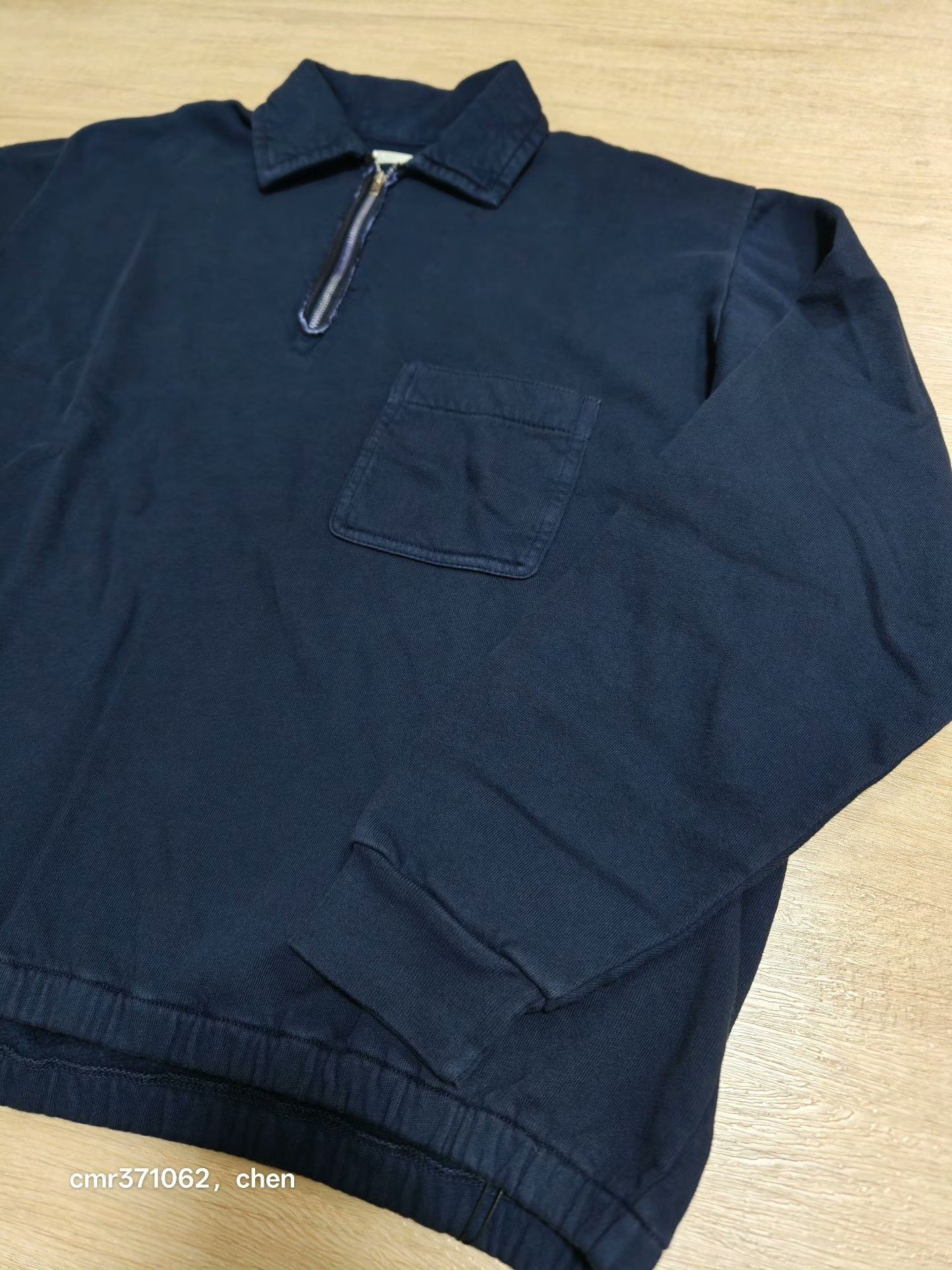 A.PRESSE a.presse 26ss Vintage Half Zip Sweatshirt Size US M / EU 48-50 / 2 - 3 Thumbnail
