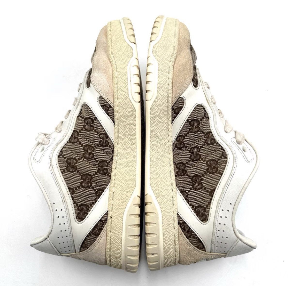Gucci Brown Low-Top Sneakers with Pattern - Size 8 Size US 8 / EU 41 - 7 Thumbnail