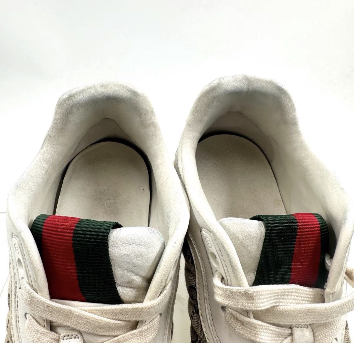 Gucci Brown Low-Top Sneakers with Pattern - Size 8 Size US 8 / EU 41 - 4 Thumbnail