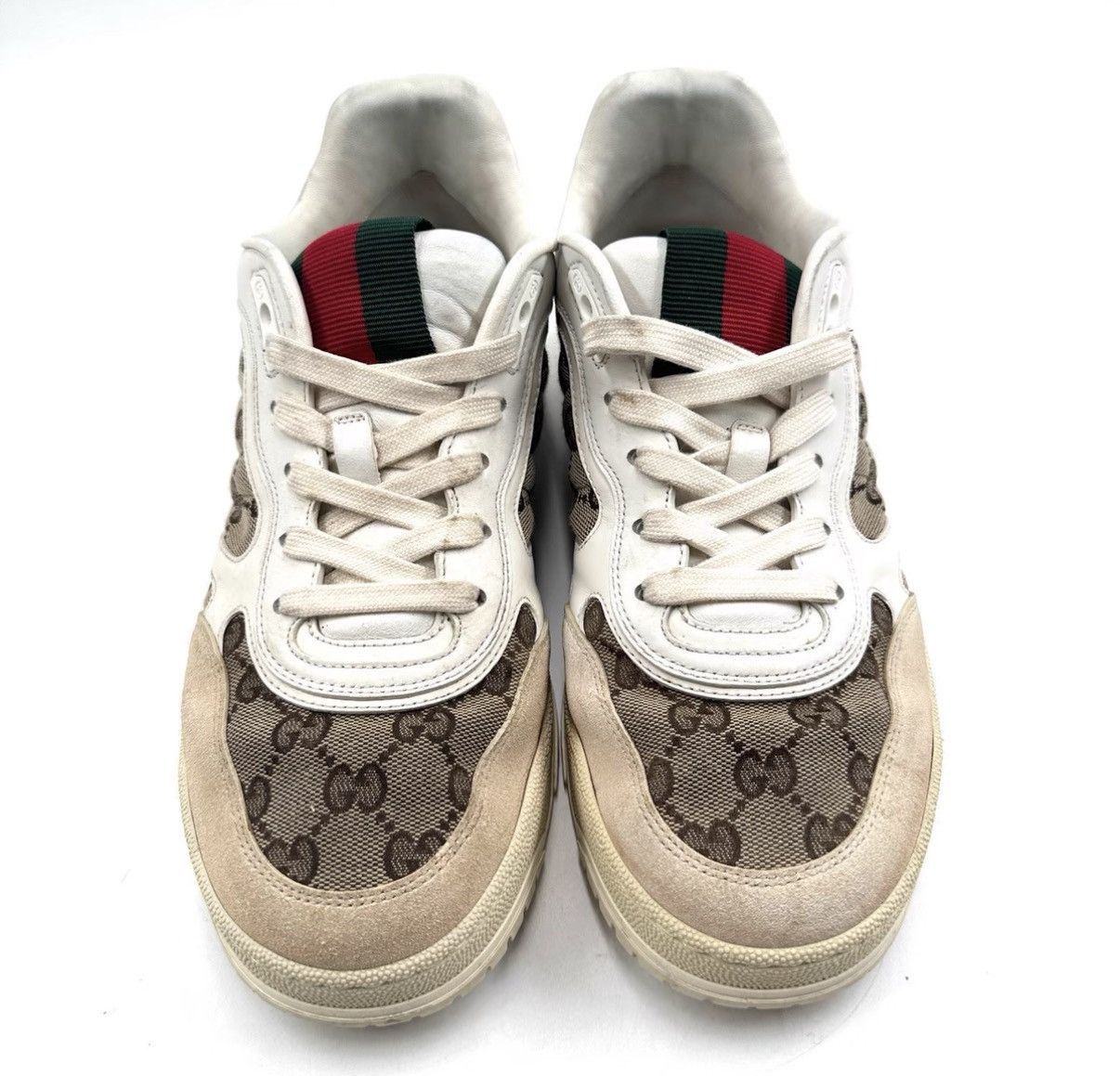 Gucci Brown Low-Top Sneakers with Pattern - Size 8 Size US 8 / EU 41 - 2 Thumbnail