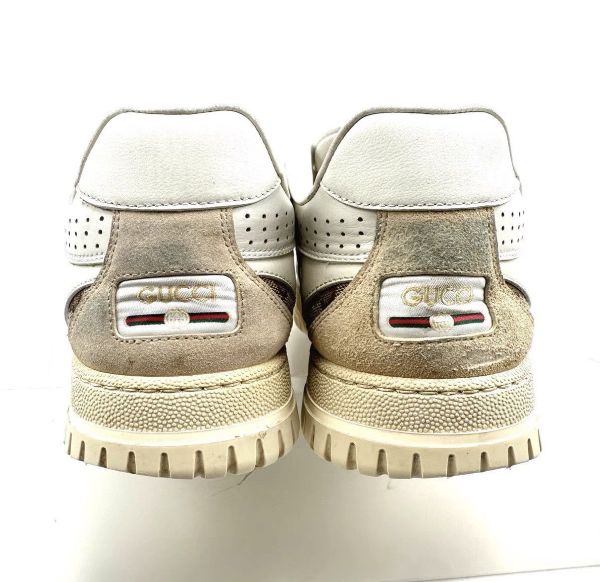 Gucci Brown Low-Top Sneakers with Pattern - Size 8 Size US 8 / EU 41 - 3 Thumbnail