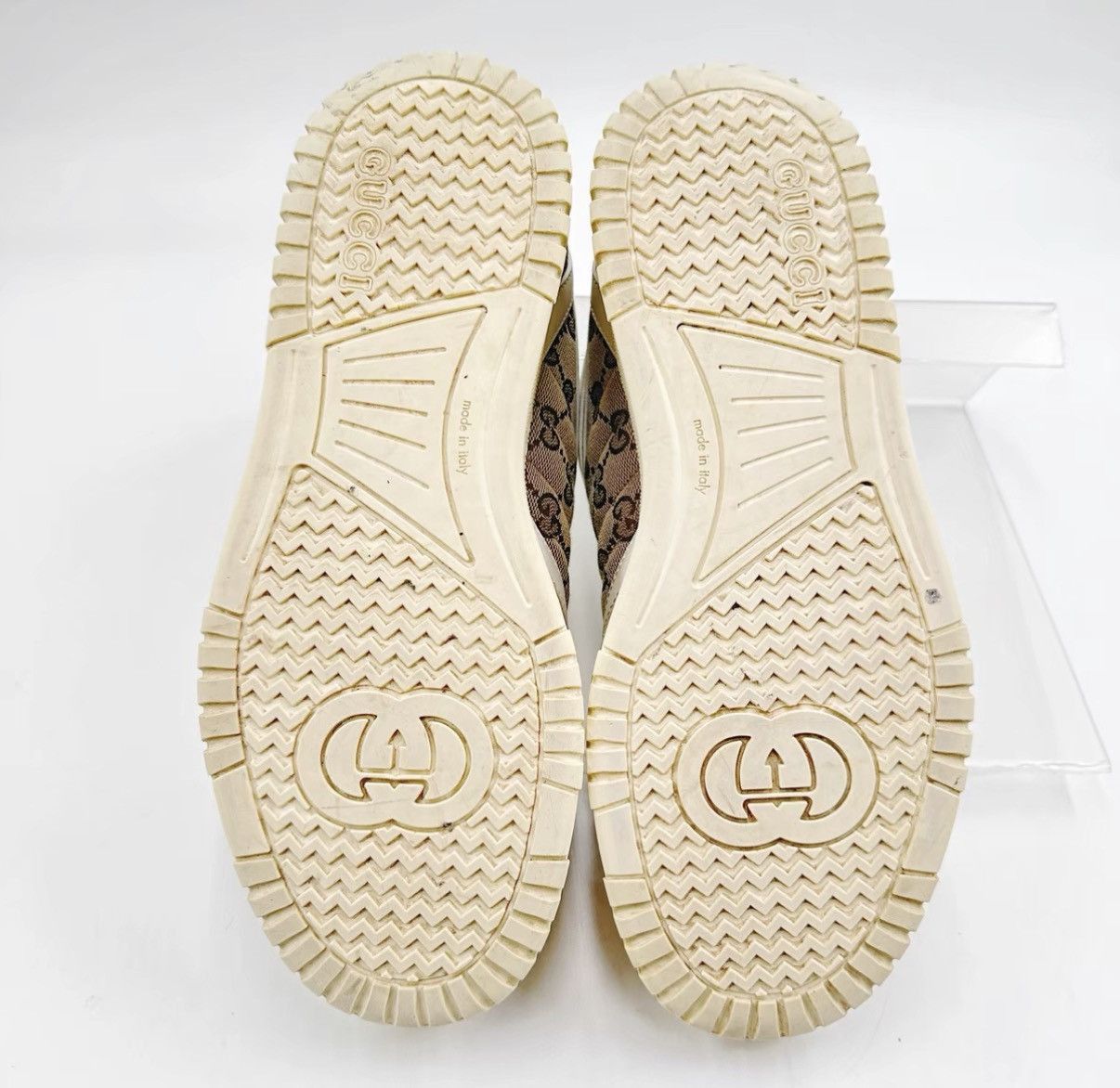 Gucci Brown Low-Top Sneakers with Pattern - Size 8 Size US 8 / EU 41 - 6 Thumbnail
