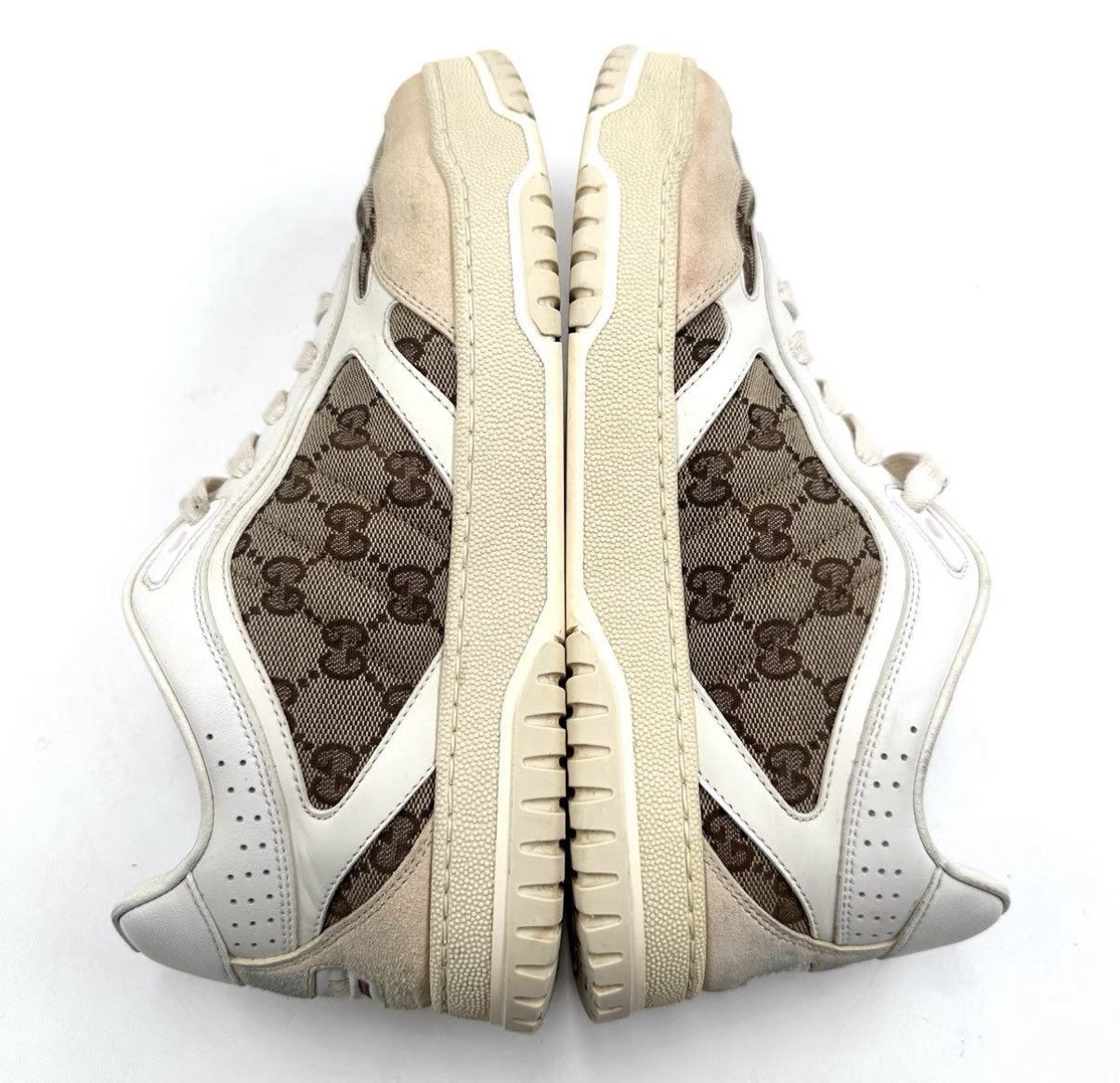 Gucci Brown Low-Top Sneakers with Pattern - Size 8 Size US 8 / EU 41 - 8 Thumbnail
