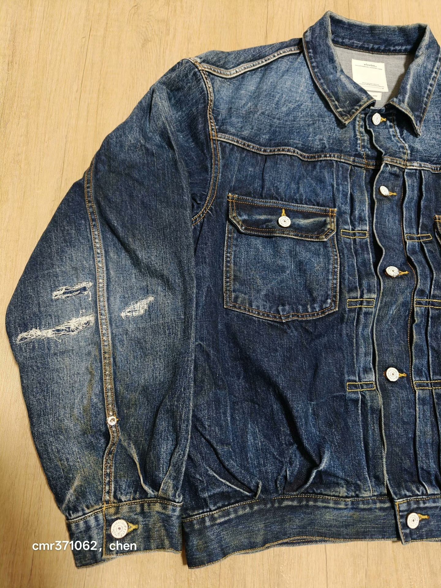 Visvim VISVIM 21SS 101XX JKT DRY DMGD-1006 Size US L / EU 52-54 / 3 - 3 Thumbnail