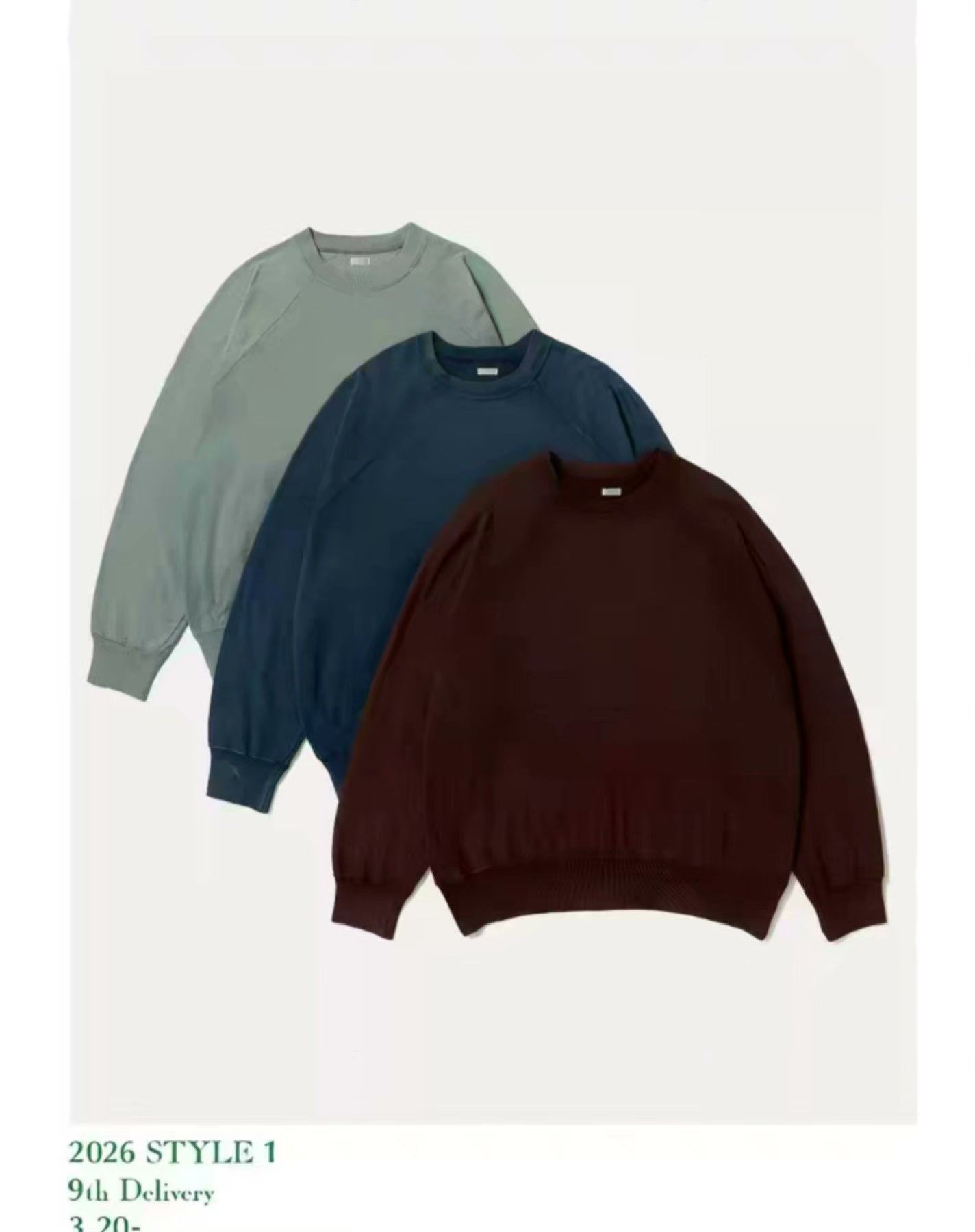A.PRESSE APRESSE 26ss Vintage Sweatshirt Size US L / EU 52-54 / 3 - 7 Thumbnail