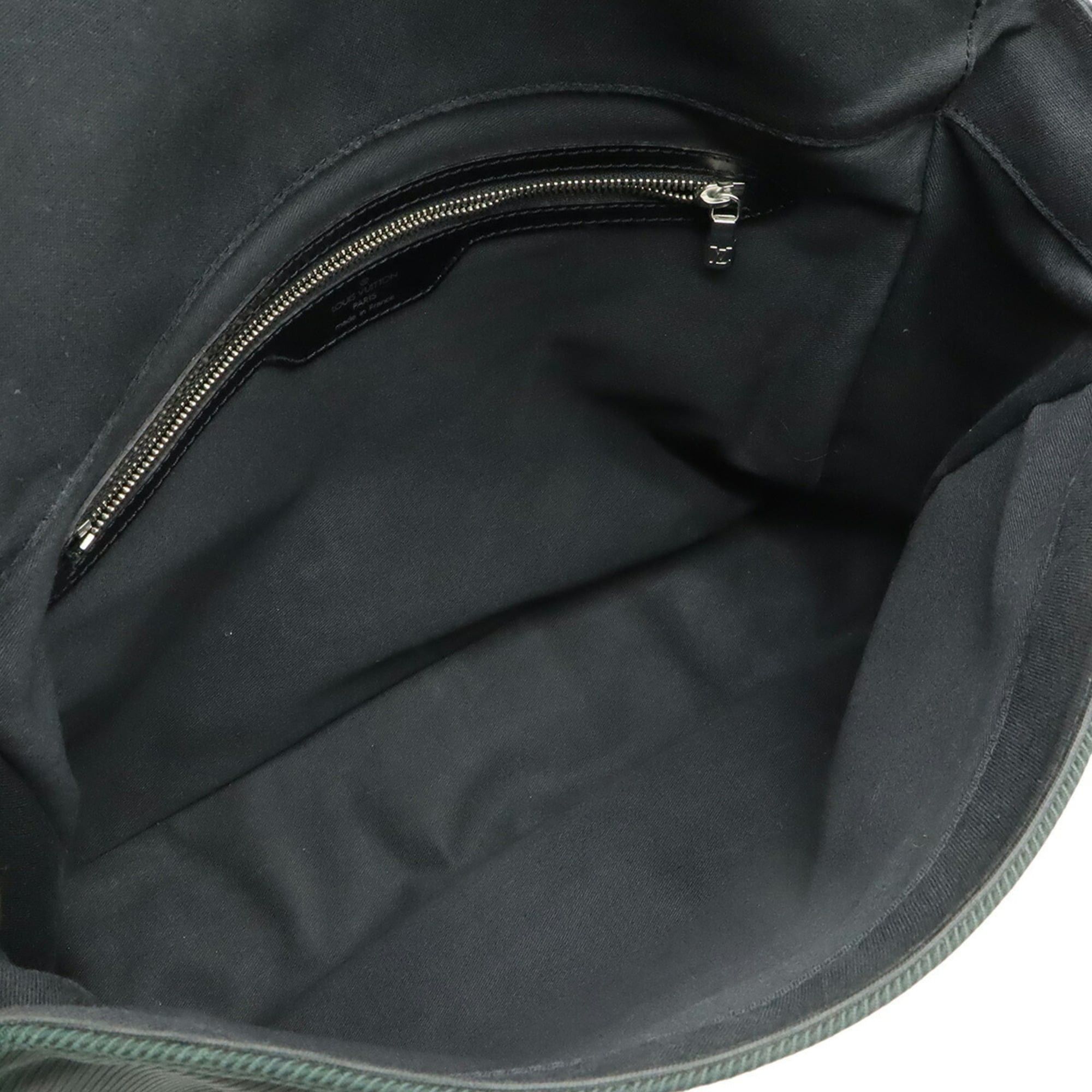 Louis Vuitton Taiga Victor Shoulder Bag Handbag Leather Canvas 