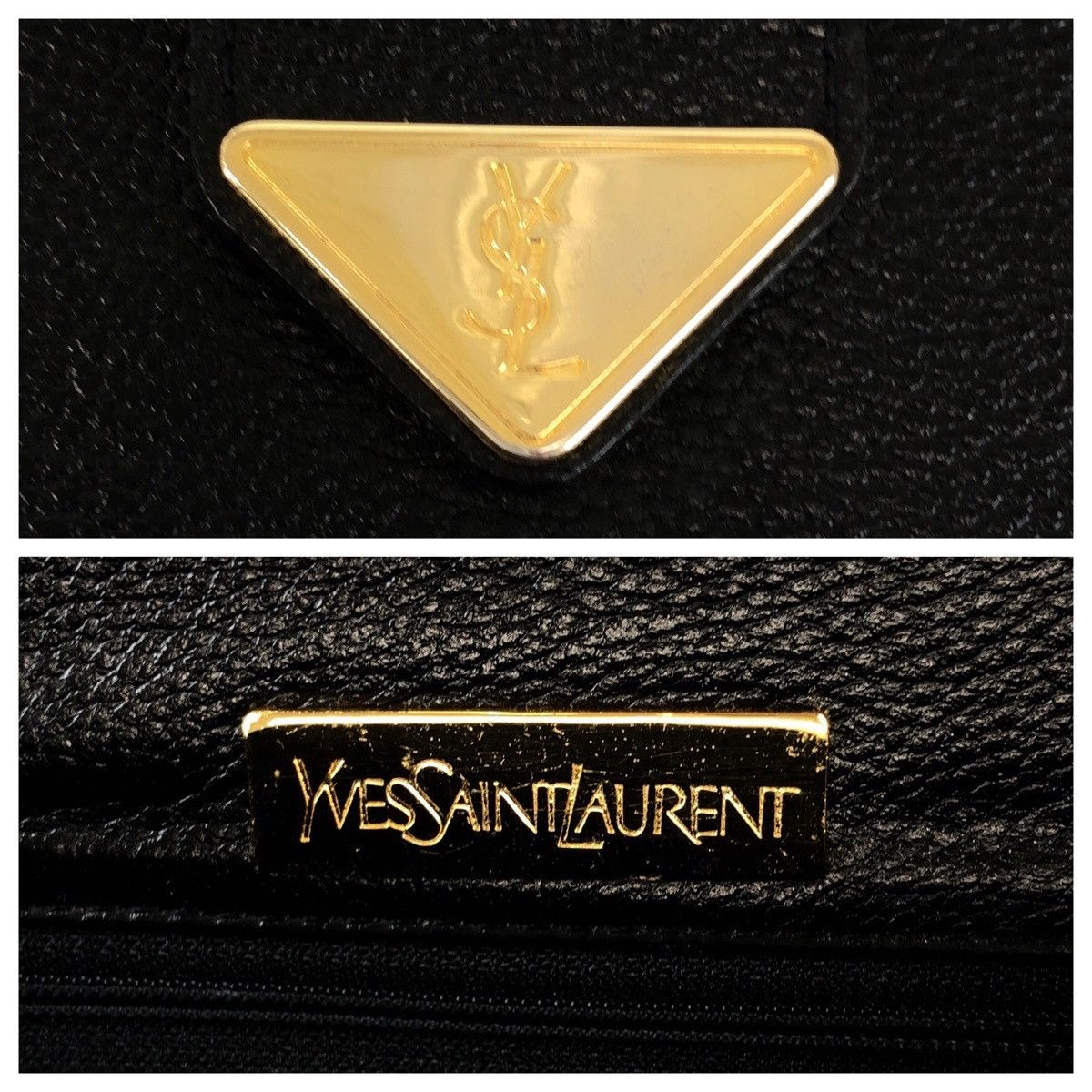 Yves Saint Laurent Yves Saint Laurent Yves Saint Laurent Leather Clutch Bag Leather Clutch Bag DUTY FREE for USA Size ONE SIZE - 4 Thumbnail