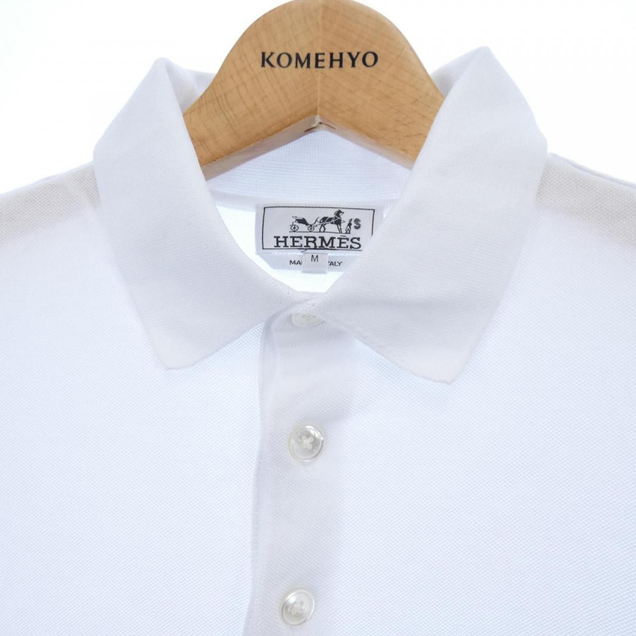 Hermes Hermes Hermes Cotton Polo Shirt Textile Tops DUTY FREE for USA Size ONE SIZE - 5 Thumbnail