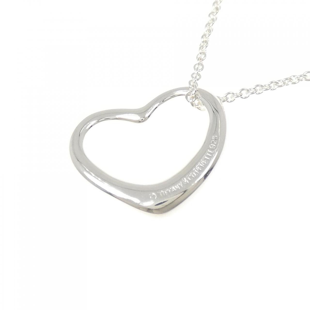 Tiffany & Co. Tiffany & Co. Tiffany Open Heart 925 Silver Necklace Precious Metal Necklace 60020474 DUTY FREE for USA Size ONE SIZE - 4 Thumbnail