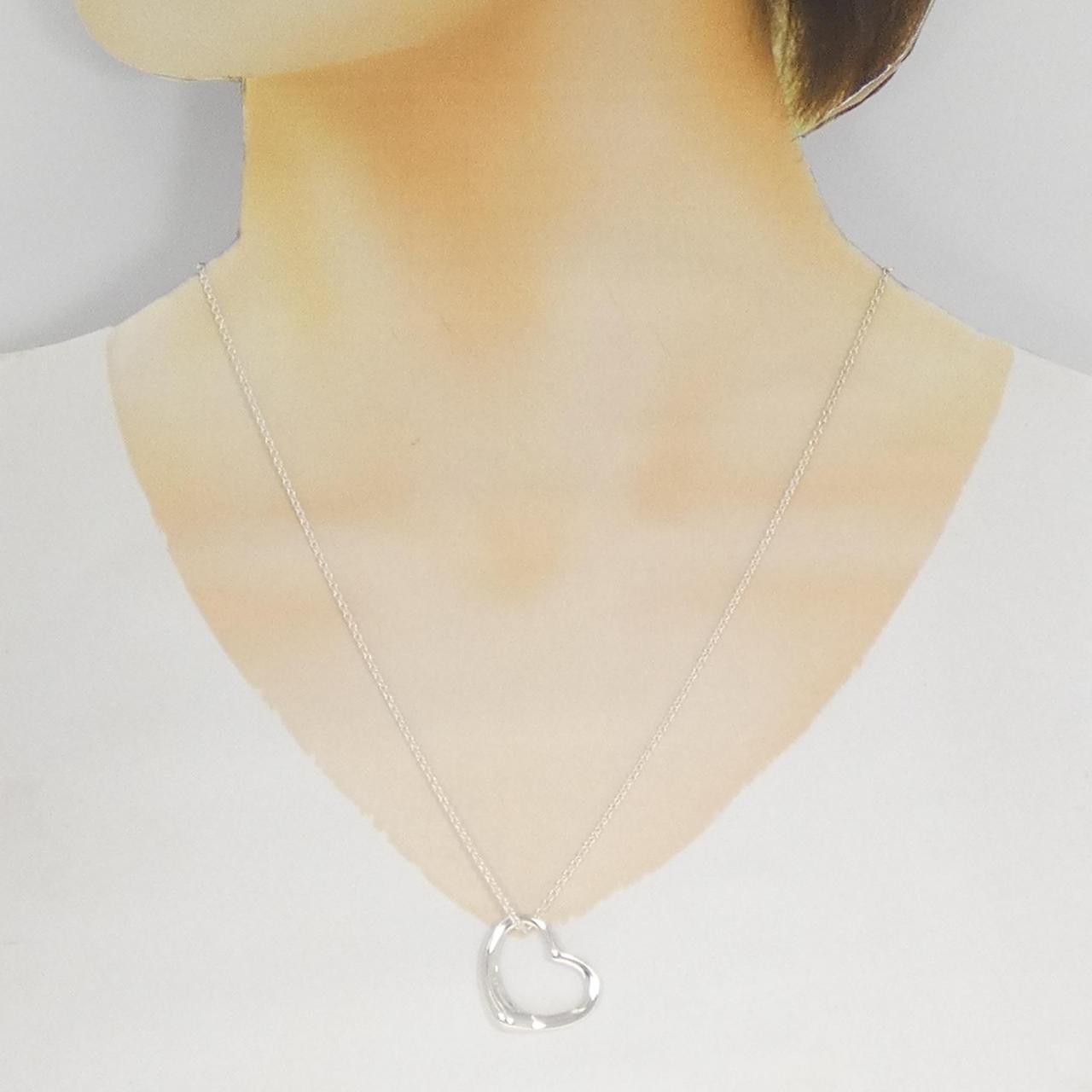 Tiffany & Co. Tiffany & Co. Tiffany Open Heart 925 Silver Necklace Precious Metal Necklace 60020474 DUTY FREE for USA Size ONE SIZE - 6 Thumbnail