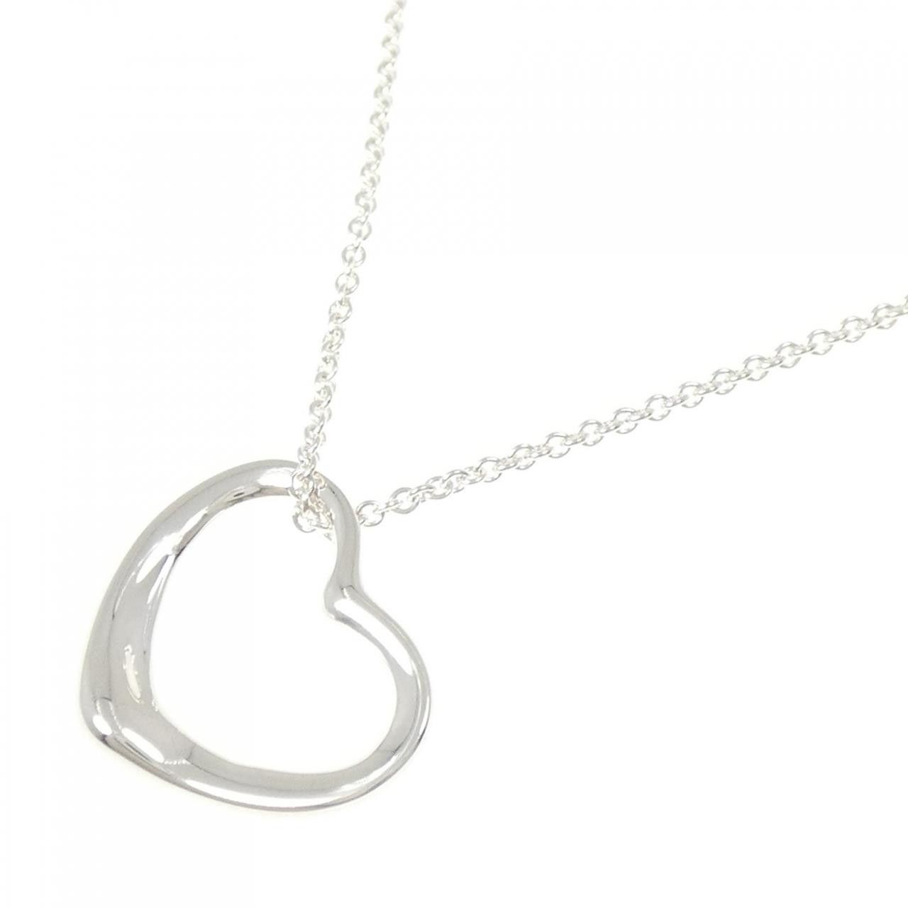 Tiffany & Co. Tiffany & Co. Tiffany Open Heart 925 Silver Necklace Precious Metal Necklace 60020474 DUTY FREE for USA Size ONE SIZE - 2 Thumbnail