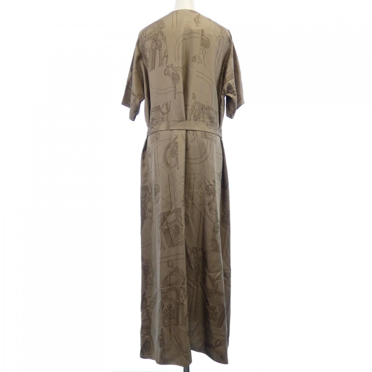 Hermes Hermes Hermes EN DESORDRE FINESSE Silk Dress Textile Dresses DUTY FREE for USA Size ONE SIZE - 2 Thumbnail