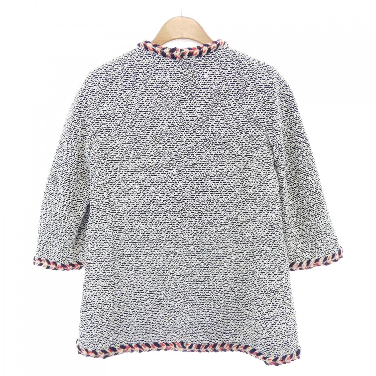 Chanel Chanel Chanel Collarless Jacket Textile Outerwear P40492V29227 DUTY FREE for USA Size ONE SIZE - 2 Thumbnail