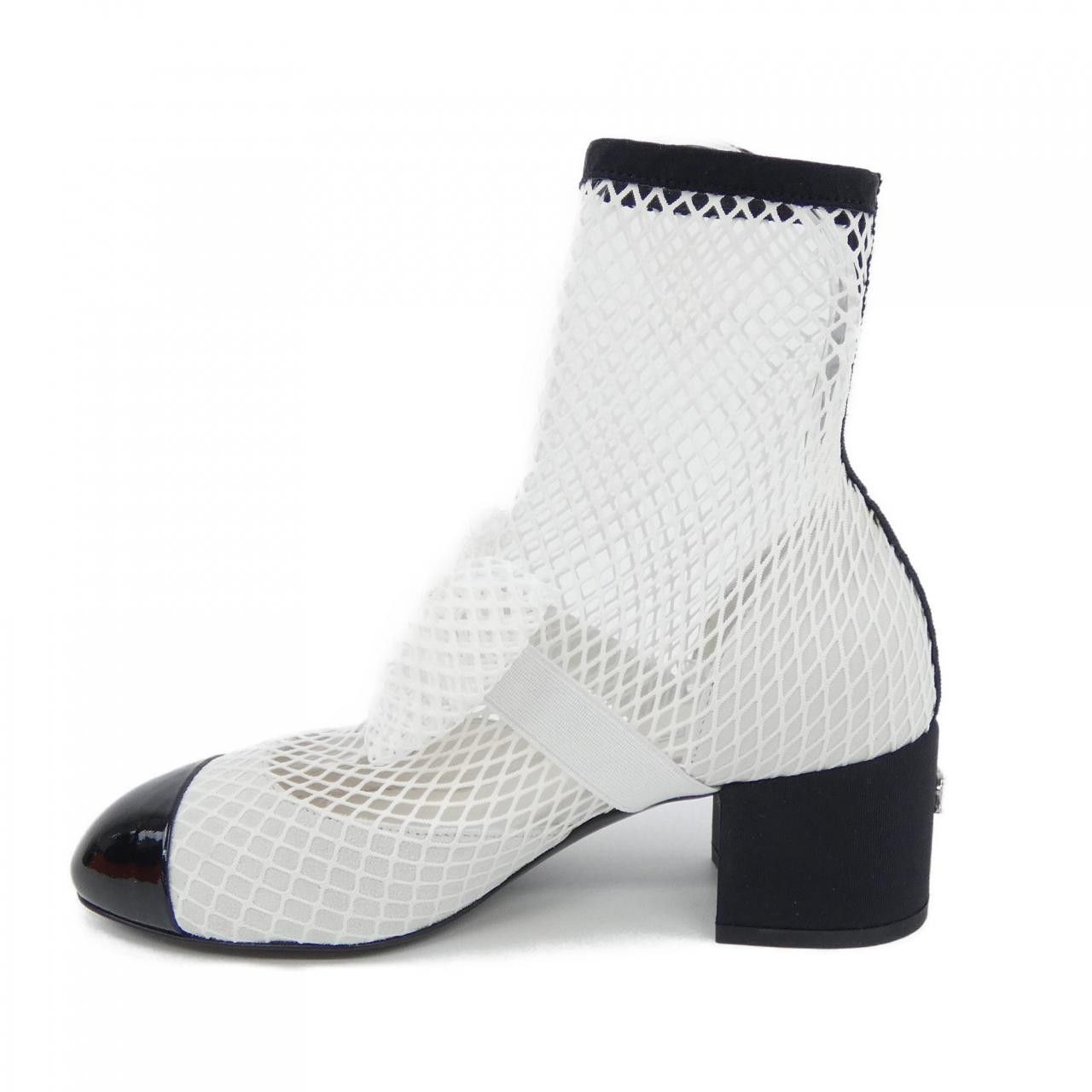 Chanel Chanel Chanel Mary Janes Mesh Suede Kidskin Patent Boots Leather Shoes G40097Y56613 DUTY FREE for USA Size ONE SIZE - 2 Thumbnail