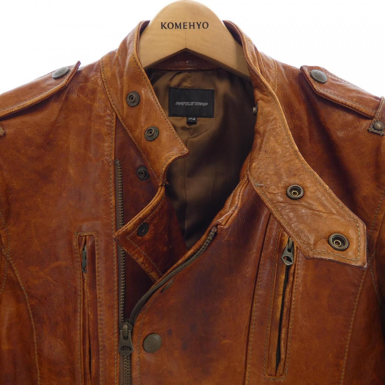 Other Other Rattle Trap Leather Jacket Leather Outerwear DUTY FREE for USA Size ONE SIZE - 5 Thumbnail