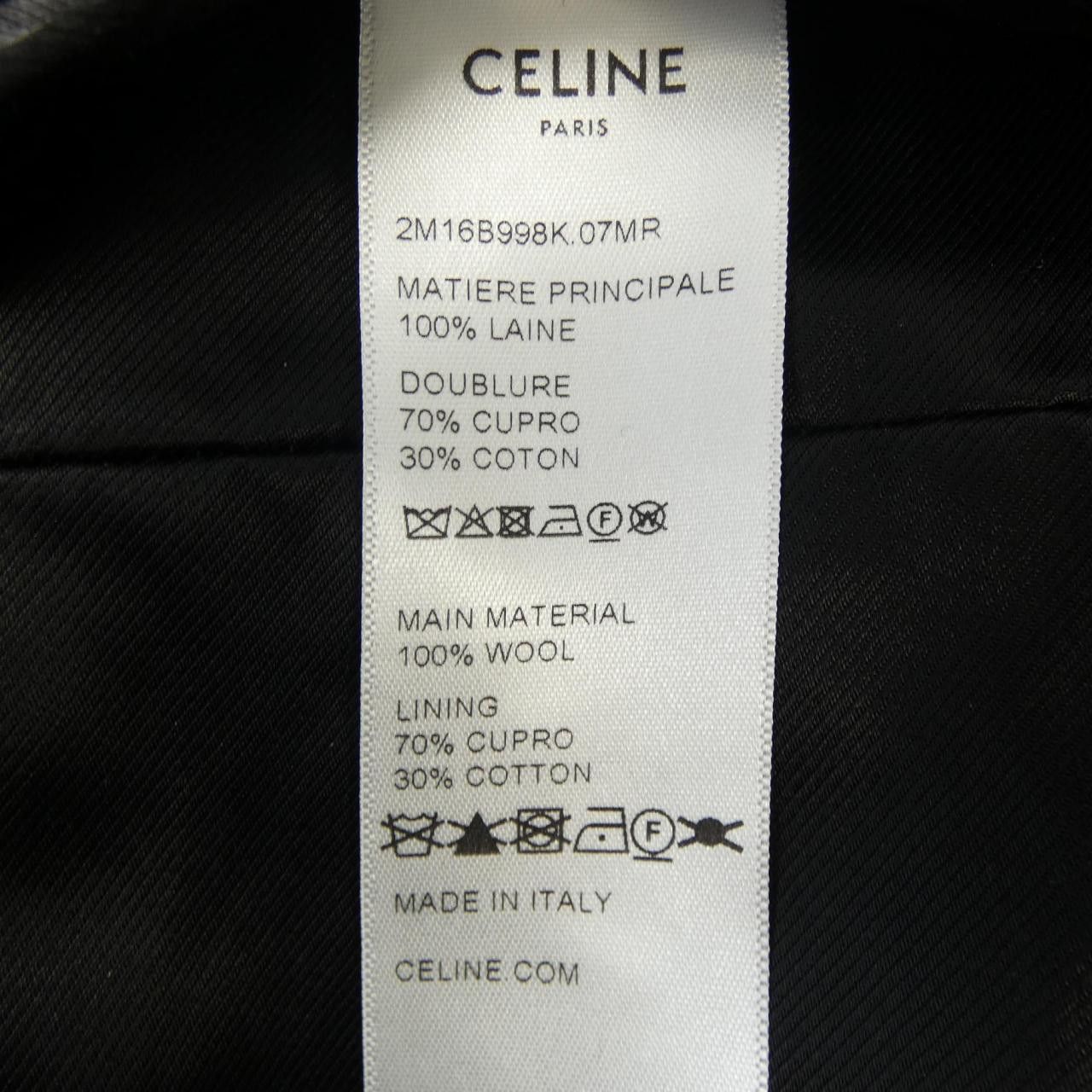 Celine Celine CELINE Wool Coat Others Outerwear 2M16B998K DUTY FREE for USA Size ONE SIZE - 3 Thumbnail