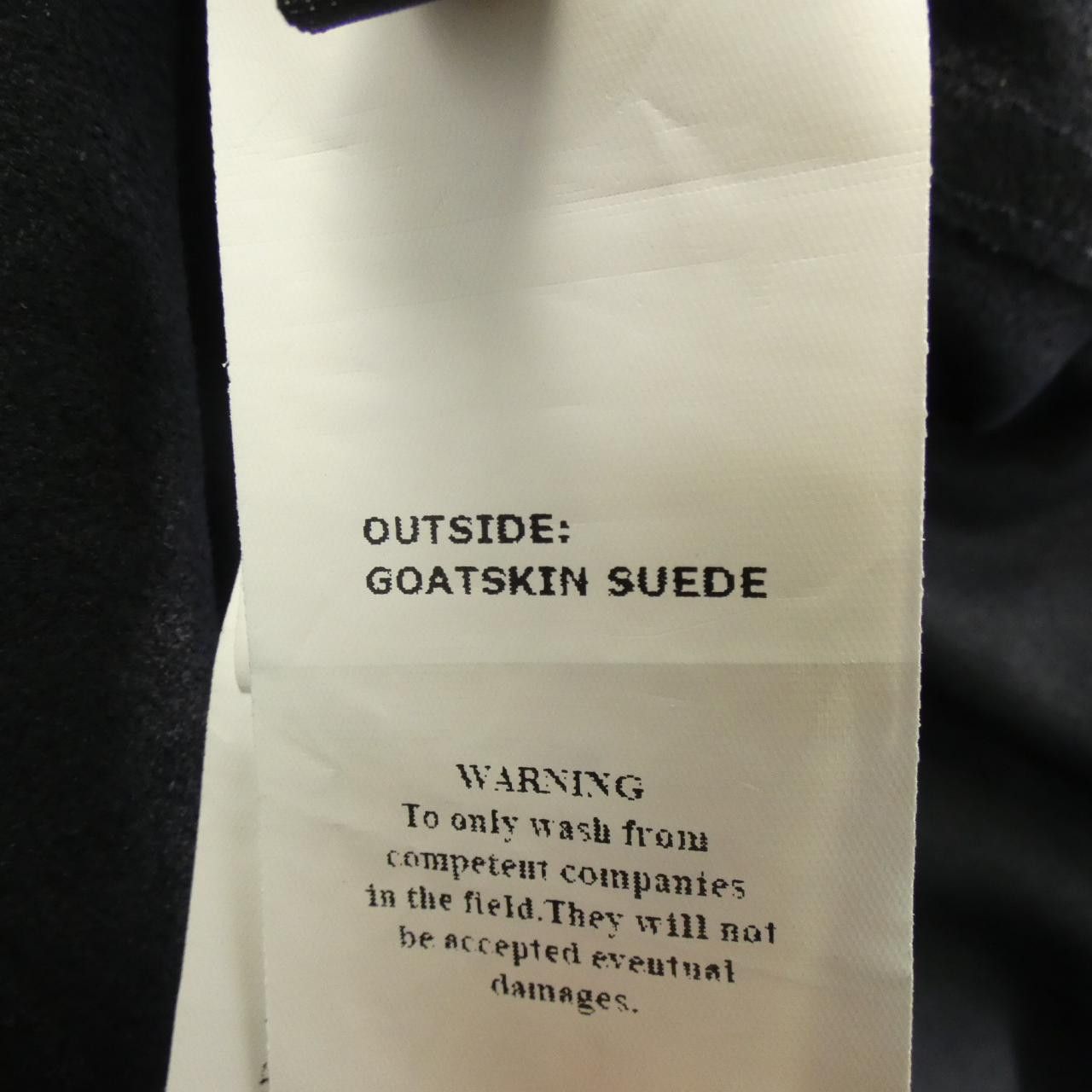 Other Other Emmeti Goatskin Jacket Leather Outerwear DUTY FREE for USA Size ONE SIZE - 3 Thumbnail