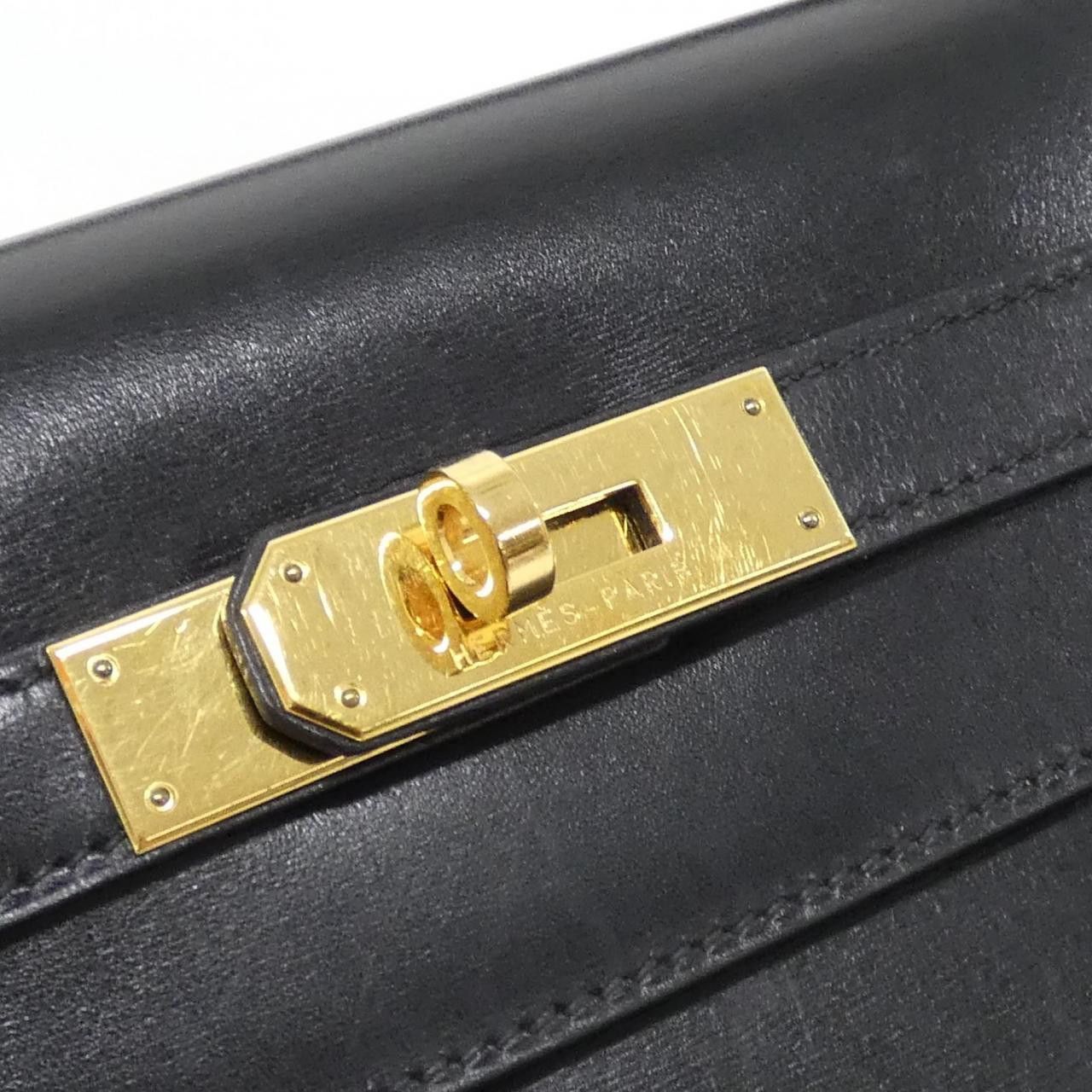 Hermes Hermes Hermes Kelly32 Box Calf Leather Handbag F DUTY FREE for USA Size ONE SIZE - 6 Thumbnail