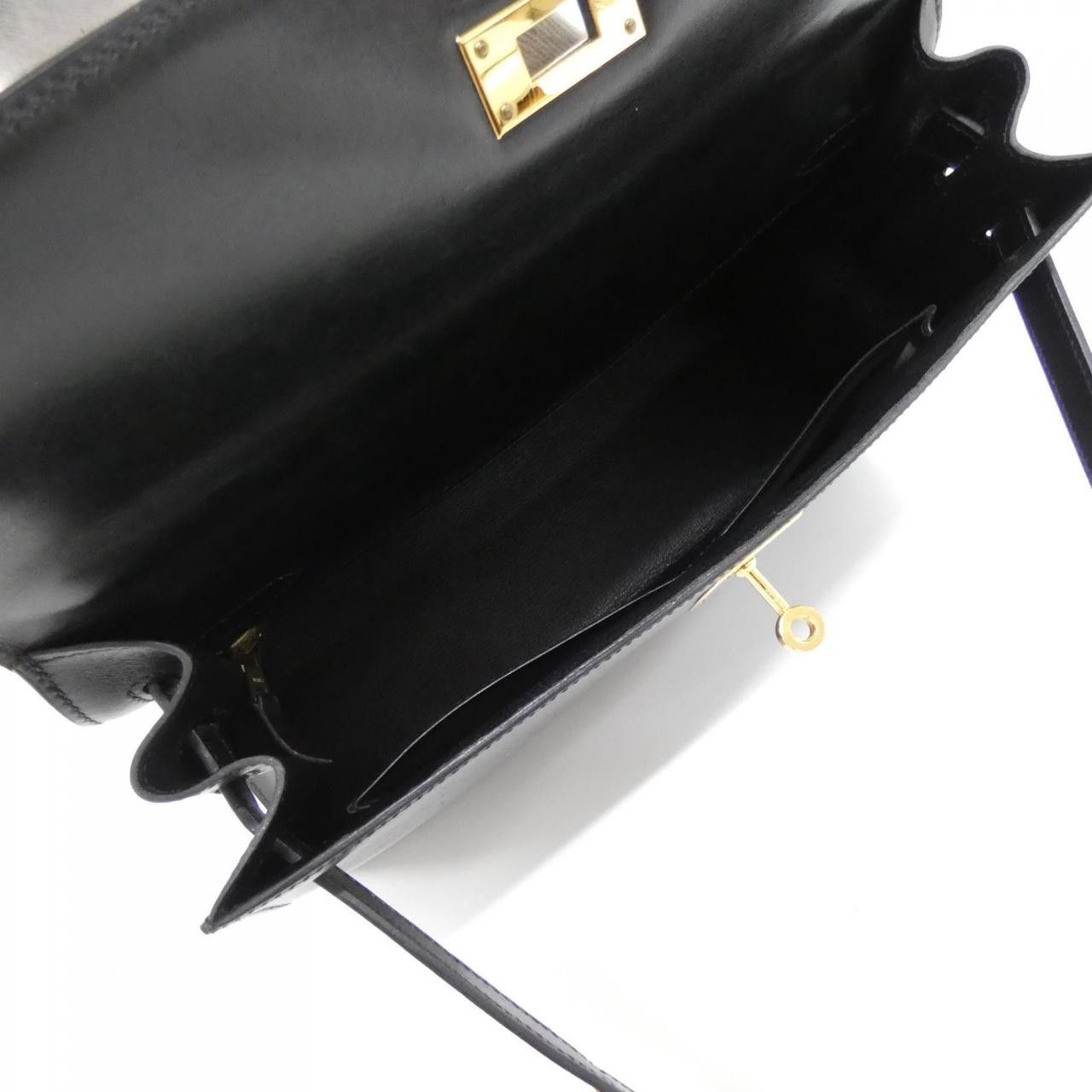 Hermes Hermes Hermes Kelly32 Box Calf Leather Handbag F DUTY FREE for USA Size ONE SIZE - 9 Thumbnail