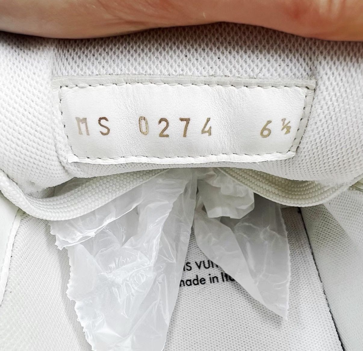 Louis Vuitton Blue Low-Top Sneakers with Pattern Size US 7.5 / EU 40-41 - 3 Thumbnail