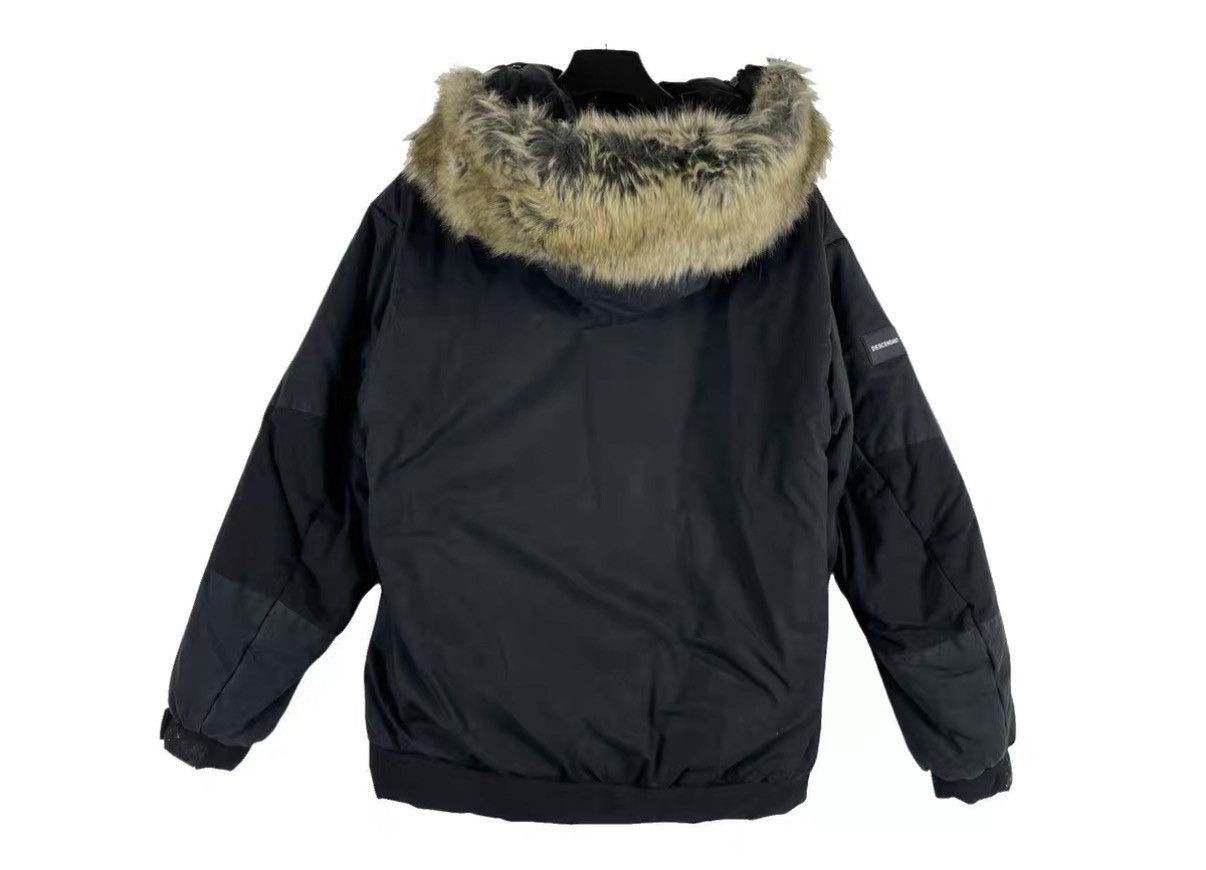 Descendant Black Hooded Jacket with Fur Trim Size US M / EU 48-50 / 2 - 2 Thumbnail