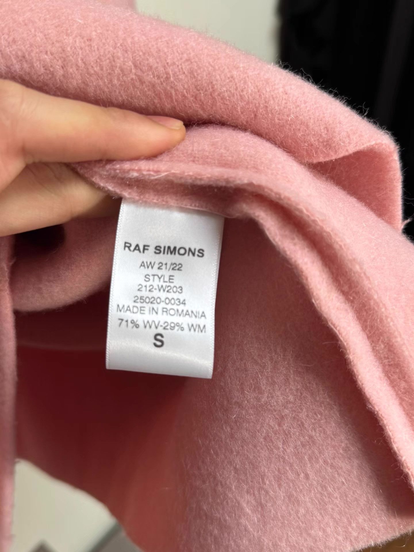 Raf Simons Pink High Neck Long Sleeve Sweater Size US S / EU 44-46 / 1 - 5 Thumbnail