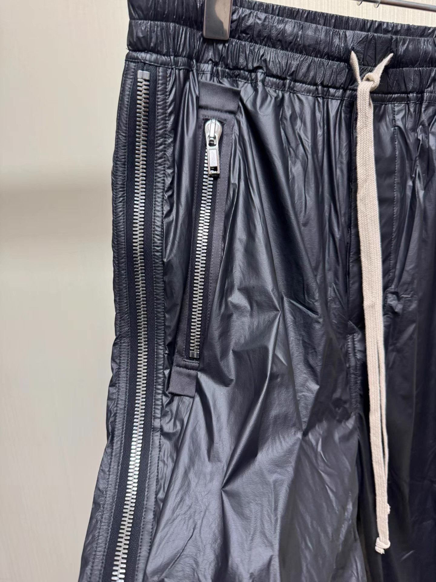 Rick Owens Black Zip-Accent Casual Pants Size 32 Size US 32 / EU 48 - 4 Thumbnail