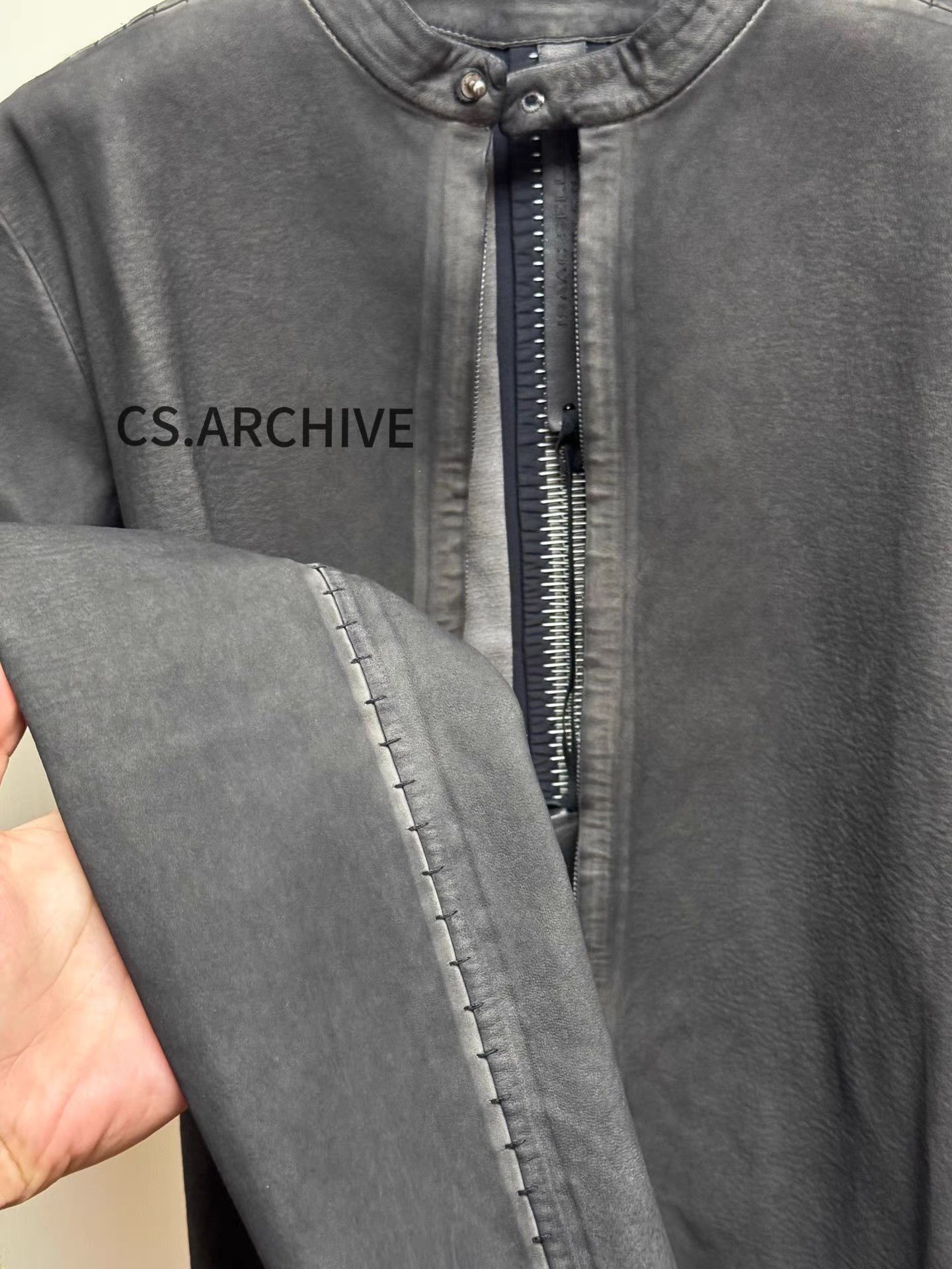 Isaac Sellam Experience Black Zip-Front Long Sleeve Light Jacket Size US L / EU 52-54 / 3 - 7 Thumbnail