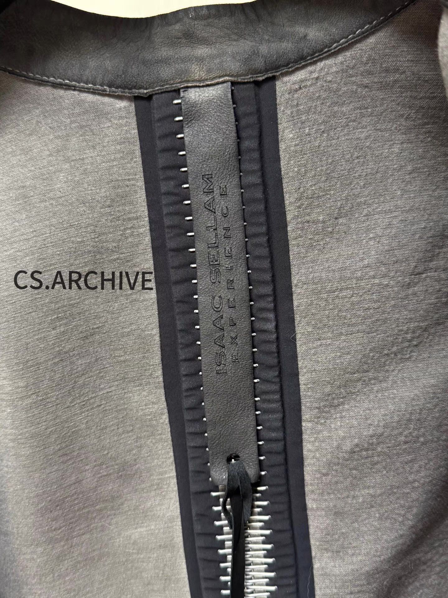 Isaac Sellam Experience Black Zip-Front Long Sleeve Light Jacket Size US L / EU 52-54 / 3 - 6 Thumbnail